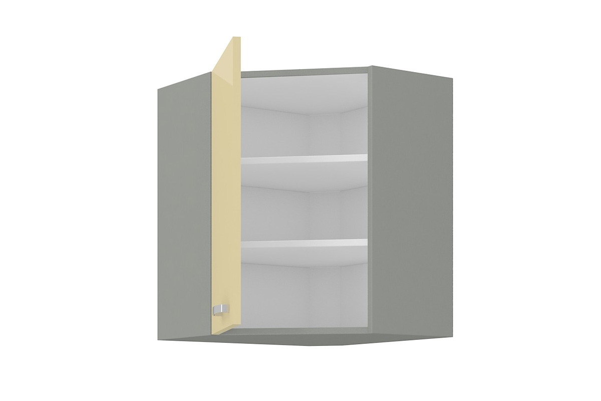 Závěsná rohová skříňka Karmen 58x58 GN-72 1F Laon 58x58 GN-72 1F - Skříňka závěsná rohová - wnetrze 