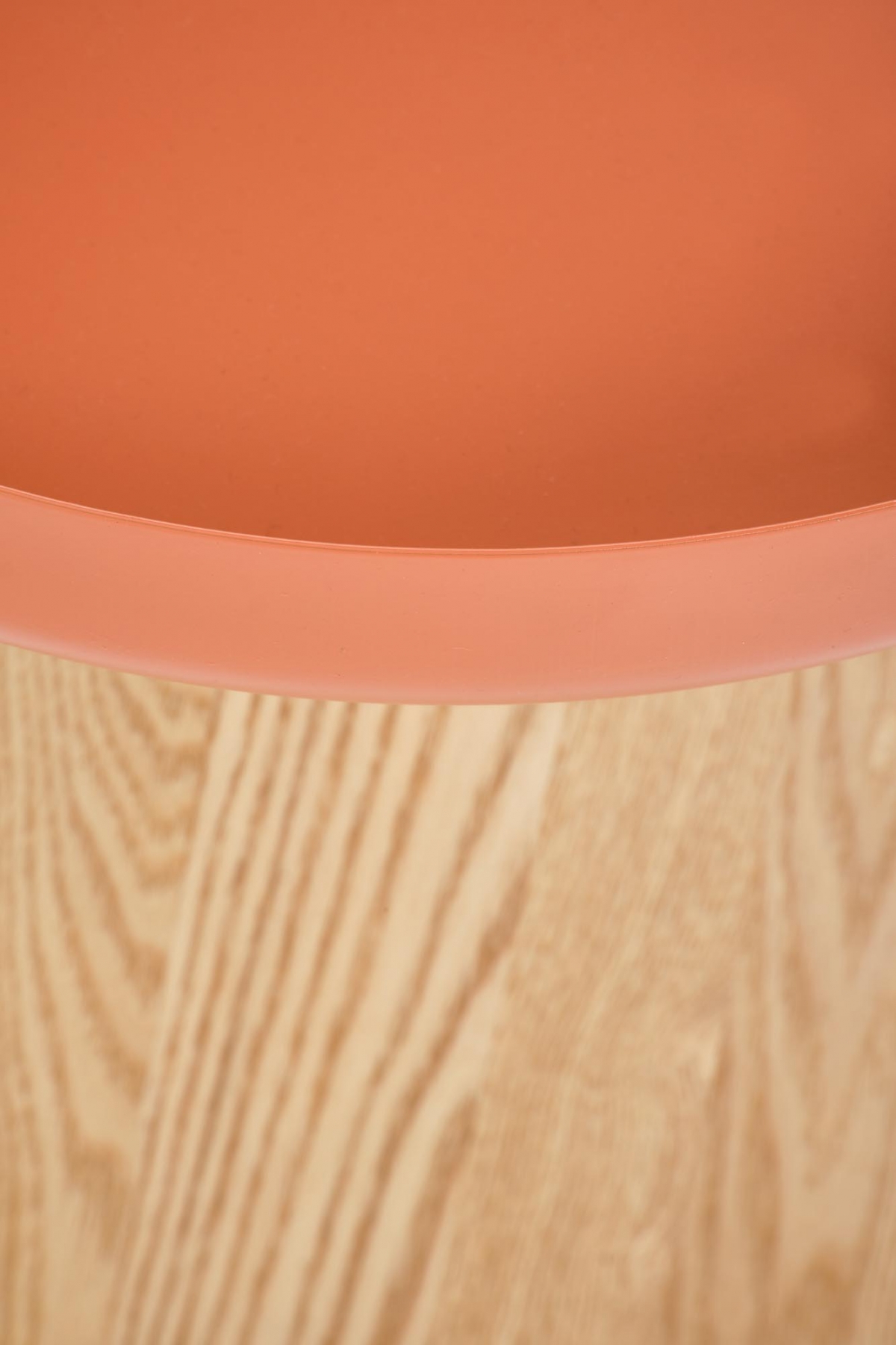 Konferenčný stolík Gina 40 cm - prírodný dekor / škoricové nožičky Konferenčný stolík okragla Gina 40 cm do obývacej izby - prírodné / škoricový