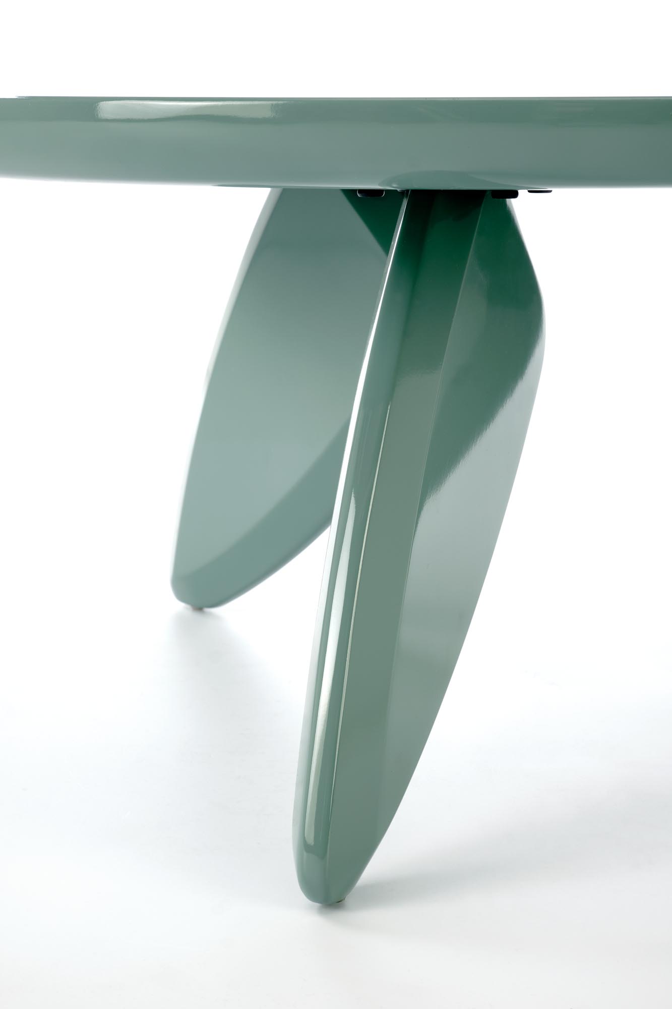 Kulatý konferenční stolek Soraya 80 cm – světle modrá Konferenční stolek okragla soraya 80 cm - světlý modrá