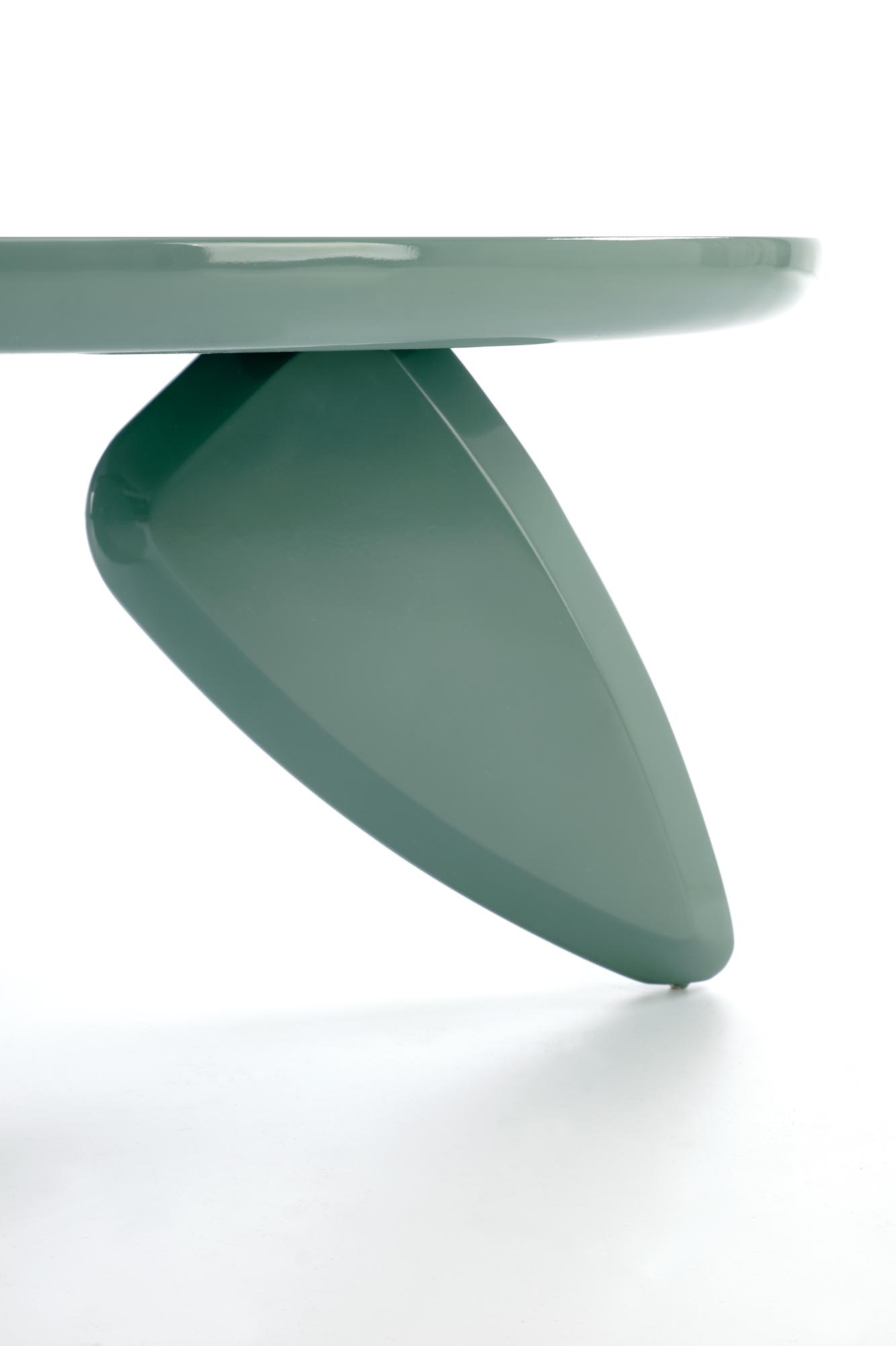 Kulatý konferenční stolek Soraya 80 cm – světle modrá Konferenční stolek okragla soraya 80 cm - světlý modrá