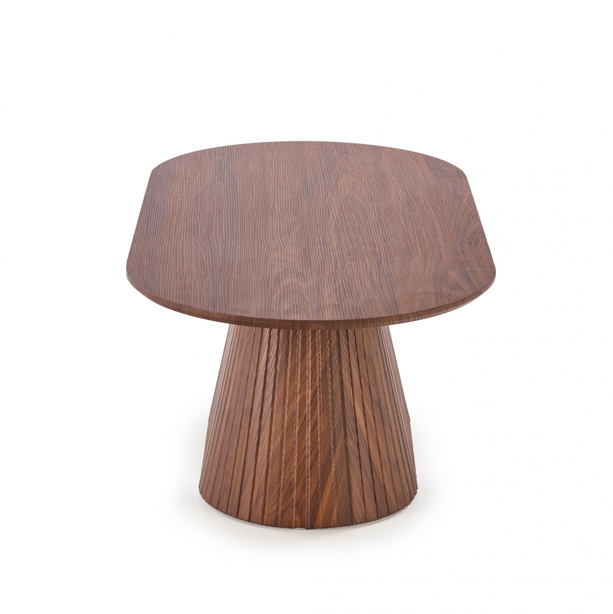 Konferenčný stolík Gisela 120 cm - orechový dekor Konferenčný stolík owalna Gisela 120 cm do obývacej izby - orieškový