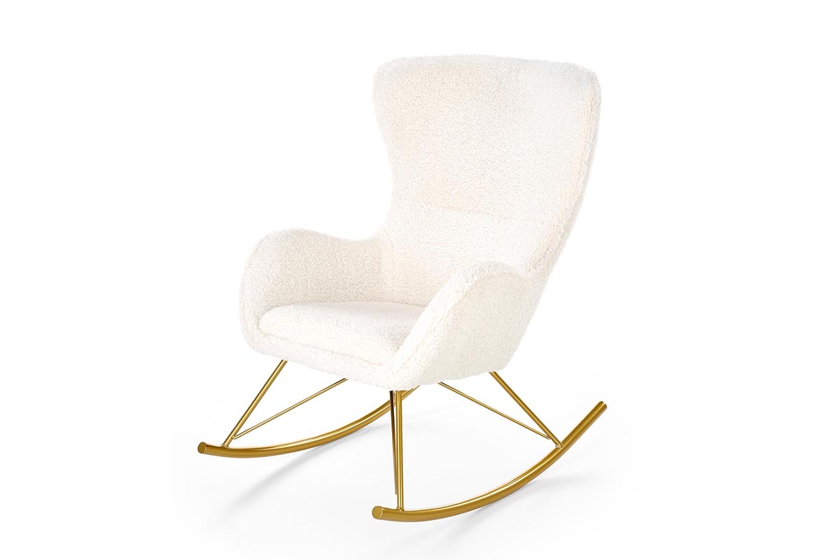 Křeslo Liberto - krémová / žlutá LIBERTO Křeslo Krémový / Žlutý