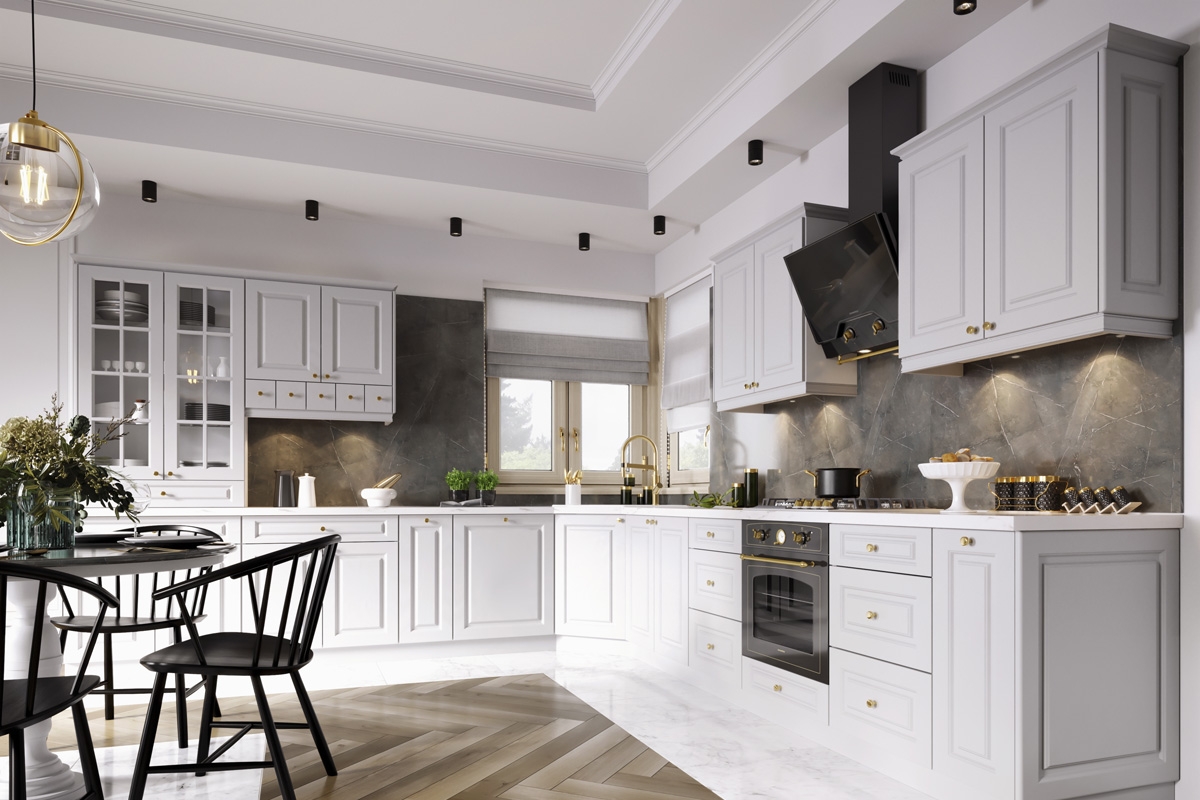 lišta wienczaca dolná RETRO - Premium Line Patyna - Biela - Koncovka Série Premium Line Patyna - Alina - vizualizácia 1