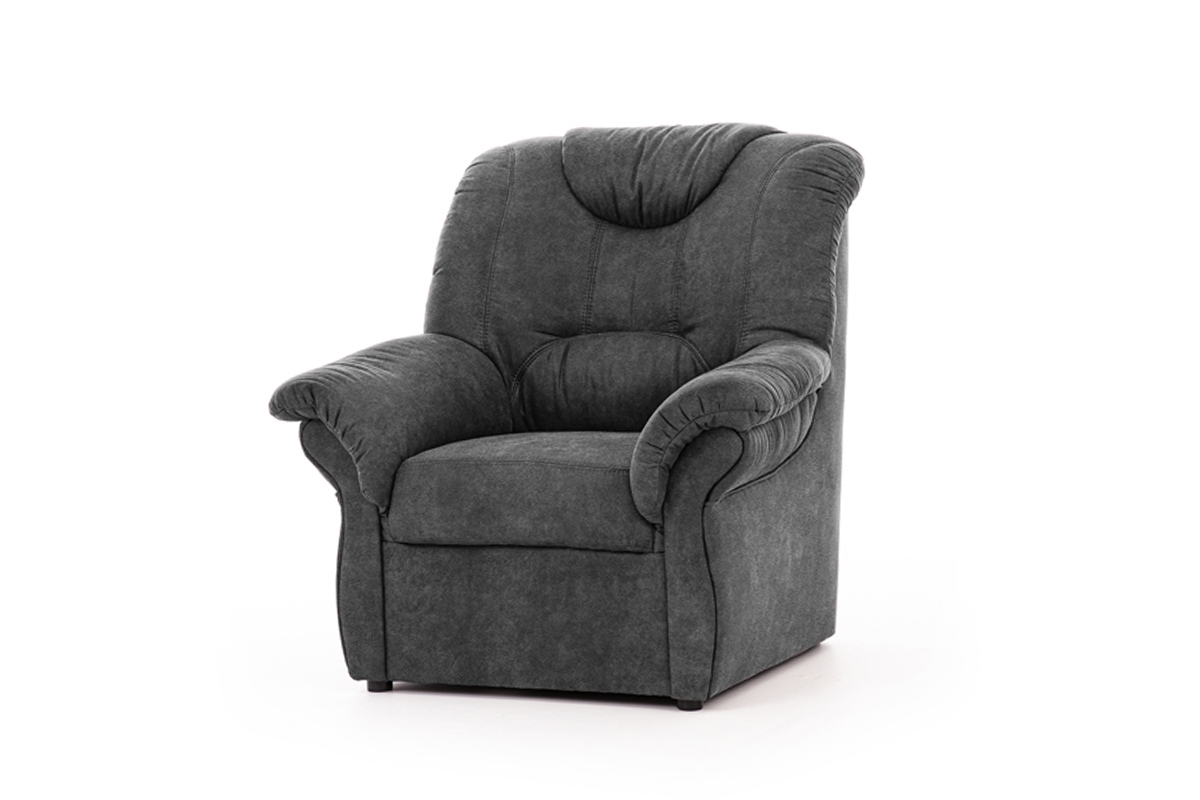 Relaxační křeslo Lonigo - šedá Salvador 15 Anthracite Křeslo odpočinkové Lonigo