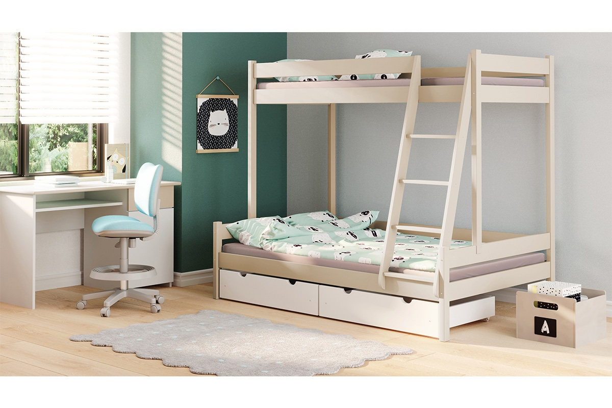 Patrová postel Ada II PP 002 vanilková postel