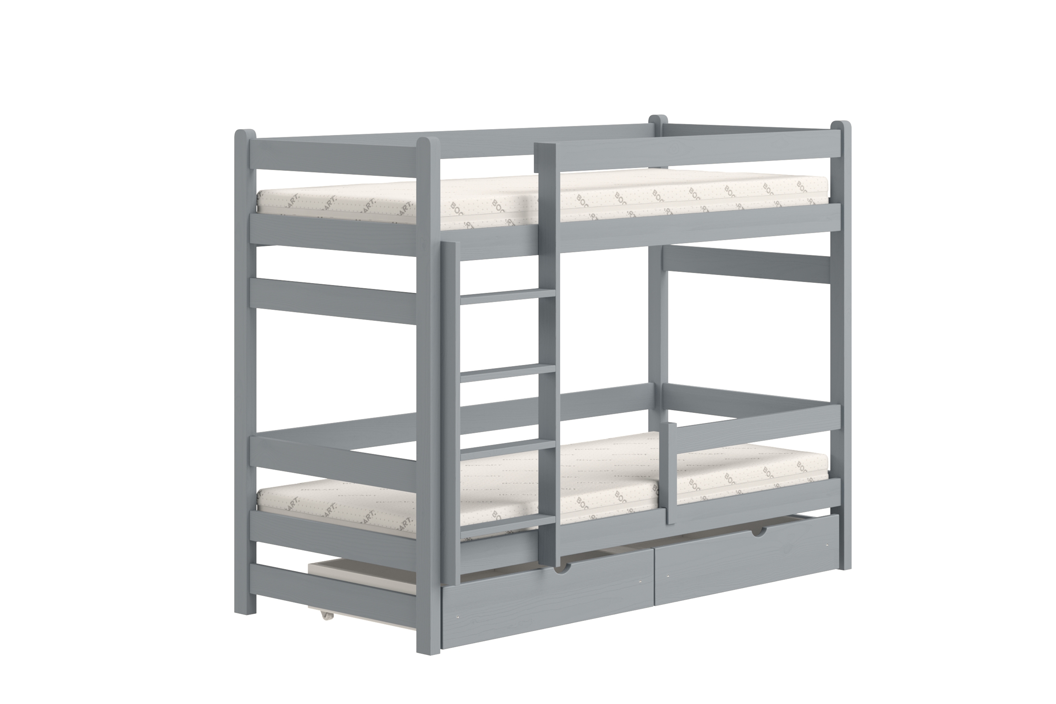 Poschodová posteľ Alis - šedý, 70x140 Posteľ dzieciece Alis 70x140 poschodová - šedý