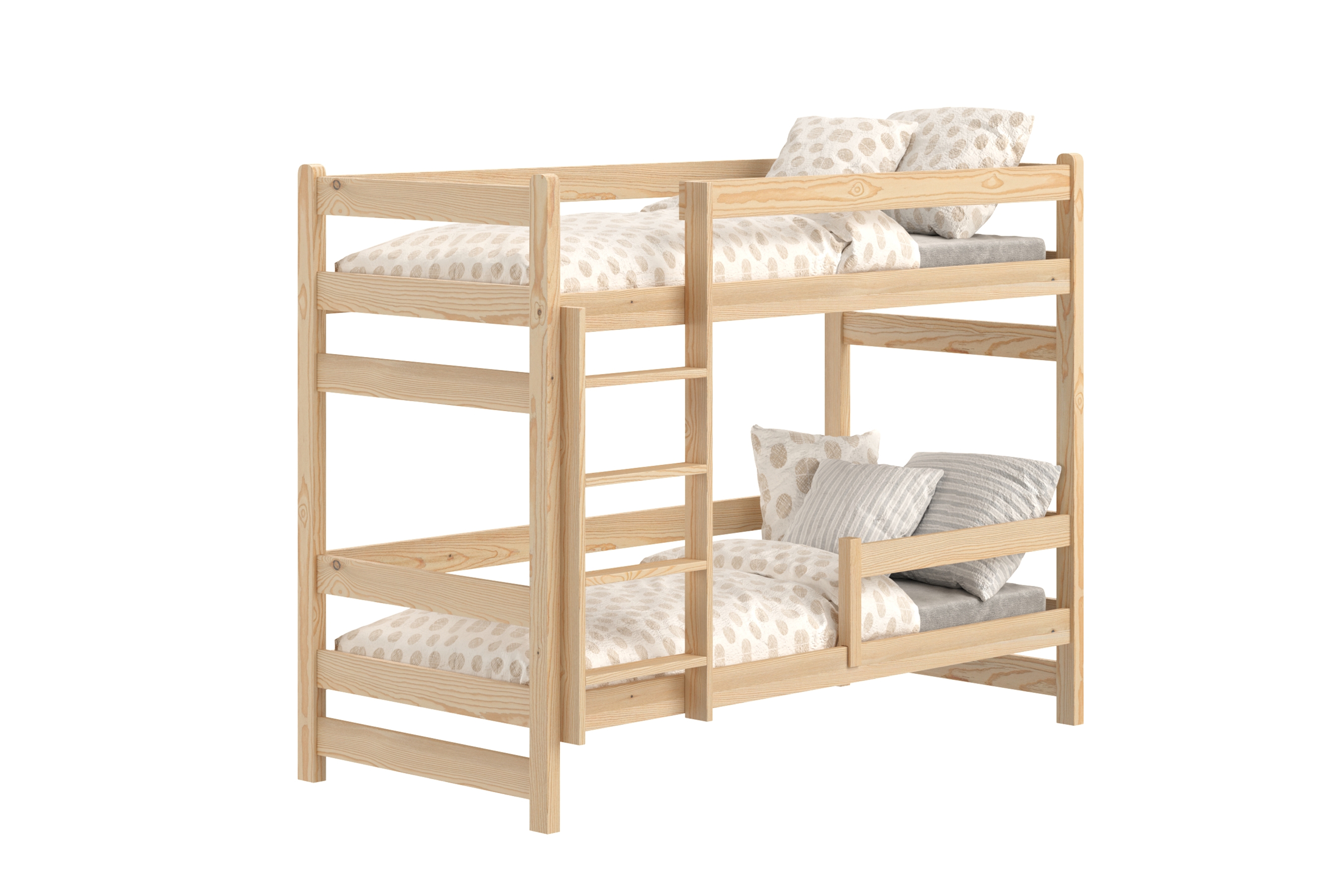Dětská patrová výsuvná postel Alis 80x190 cm - borovice Postel dzieciece Alis 80x190 patrová  - borovice