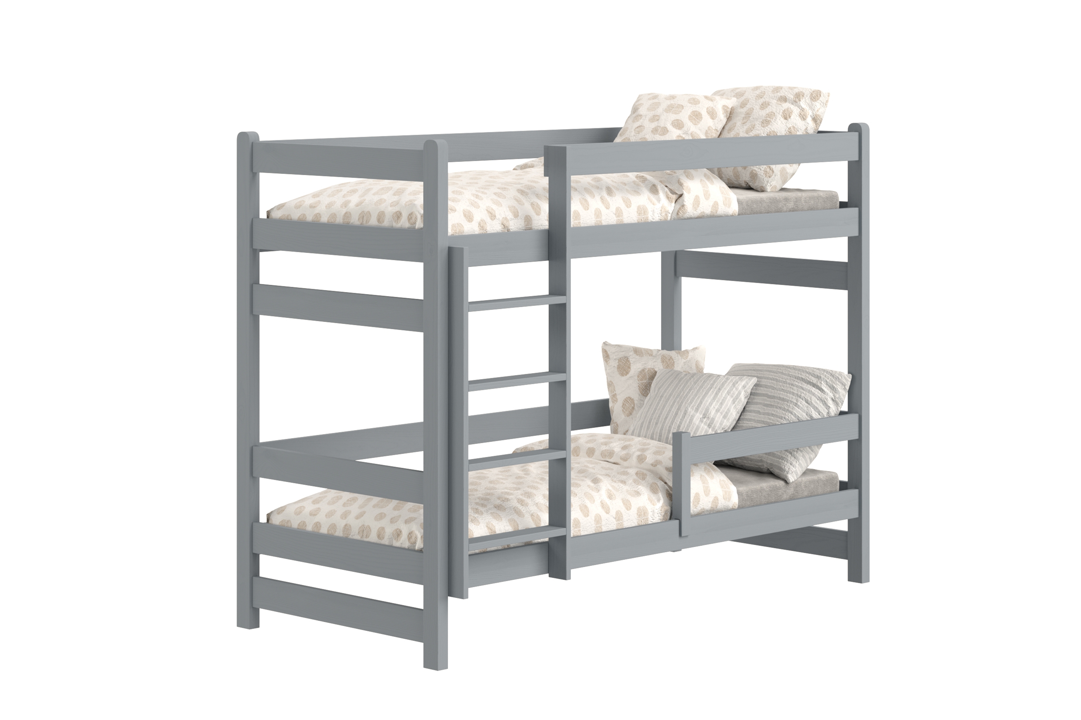 Dětská patrová postel Alis 90x180 cm - šedá Postel dzieciece Alis 90x180 patrová  - šedá