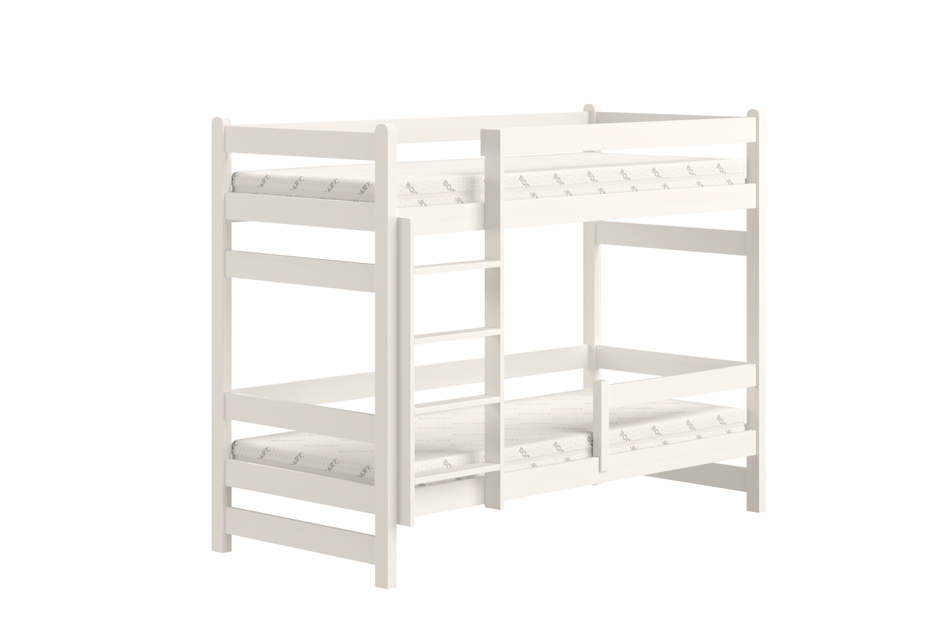 Poschodová posteľ Alis - biely, 90x200 Posteľ dzieciece Alis 90x200 poschodová - Biely