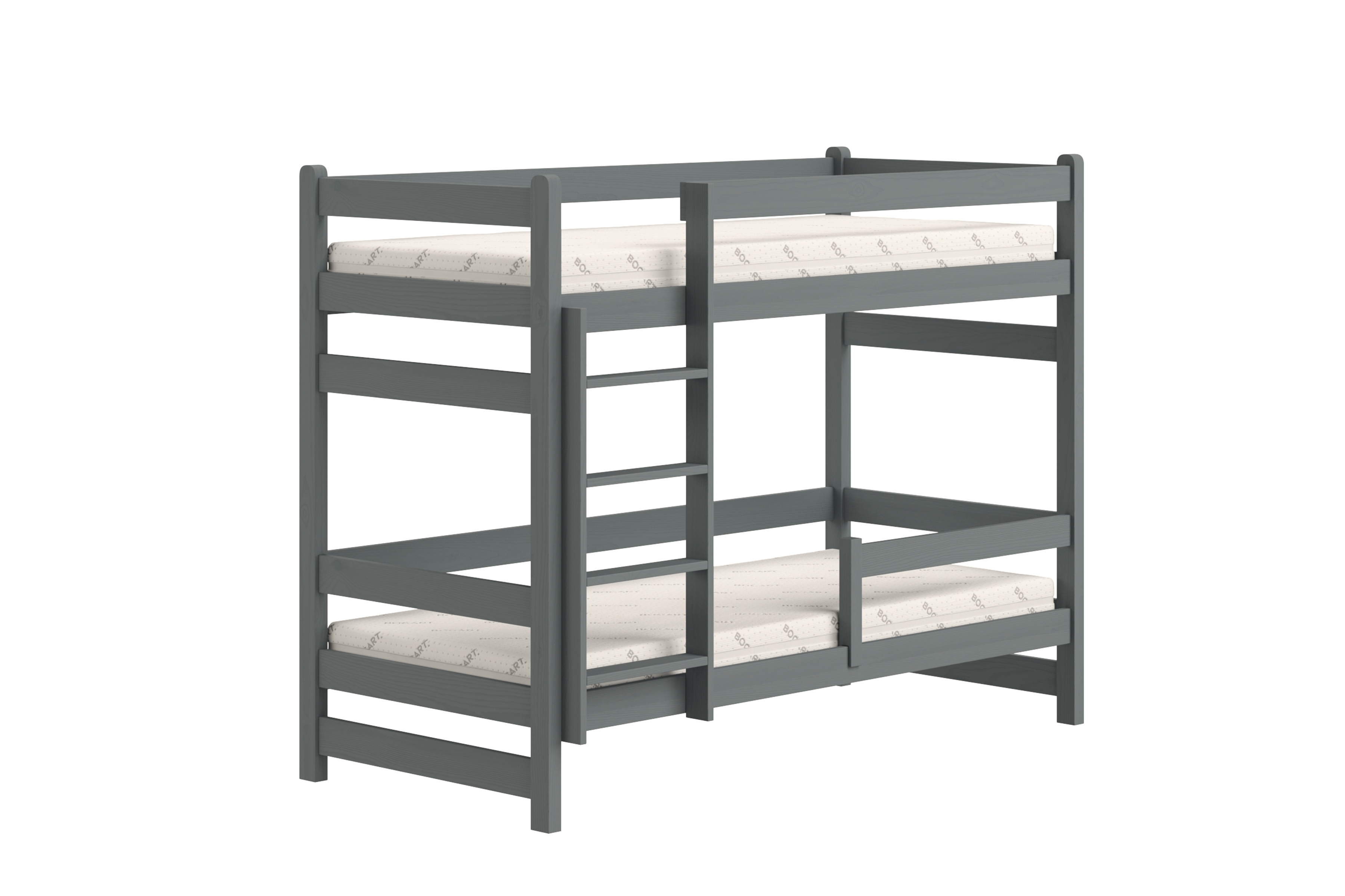 Poschodová posteľ Alis - 90x200 cm - grafitová Posteľ dzieciece Alis 90x200 poschodová - grafit