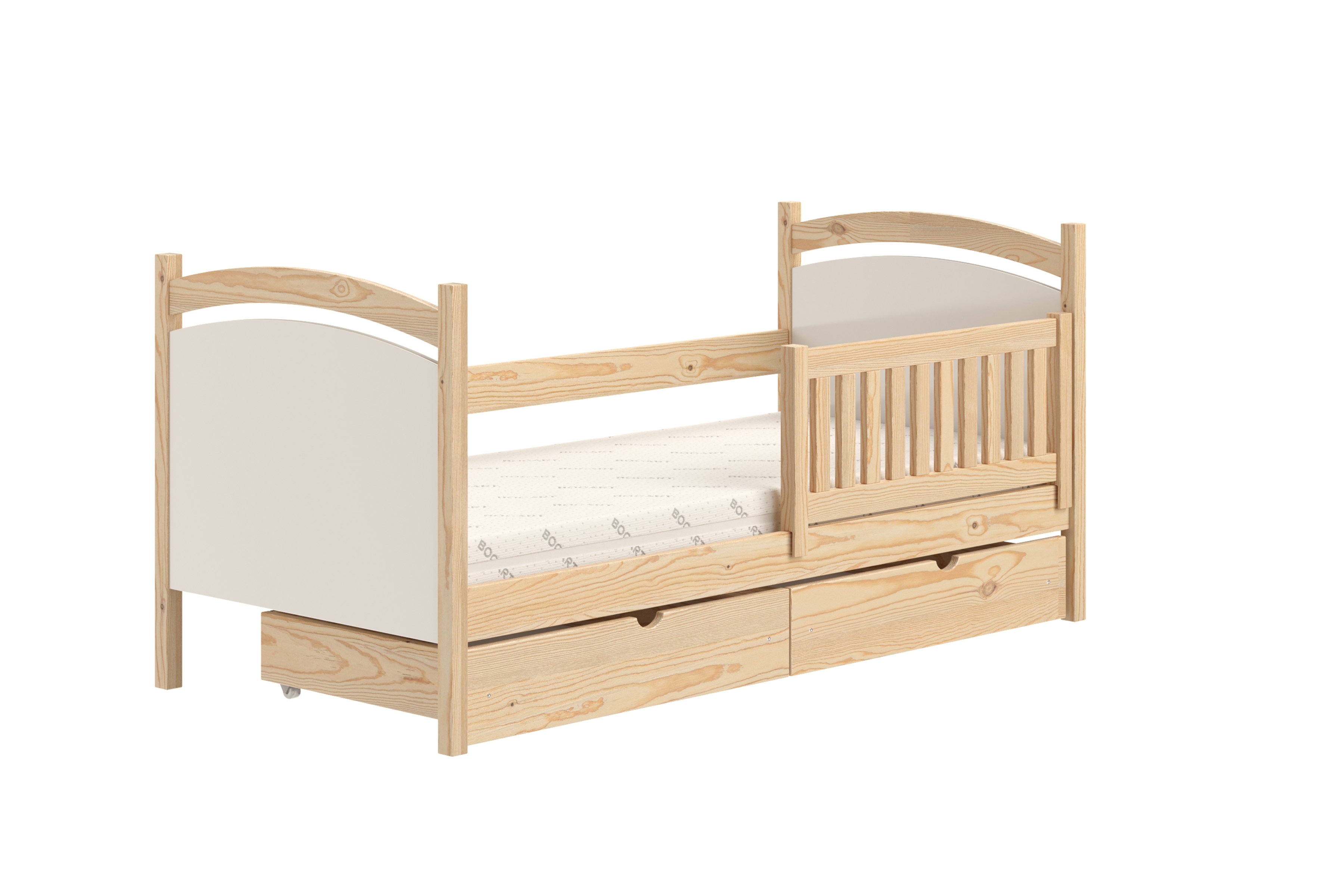 Detská posteľ s tabuľou Amely - Farba Borovica, rozmer 80x180 Posteľ dzieciece Amely 80x180 z tablica suchoscieralna - Borovica 