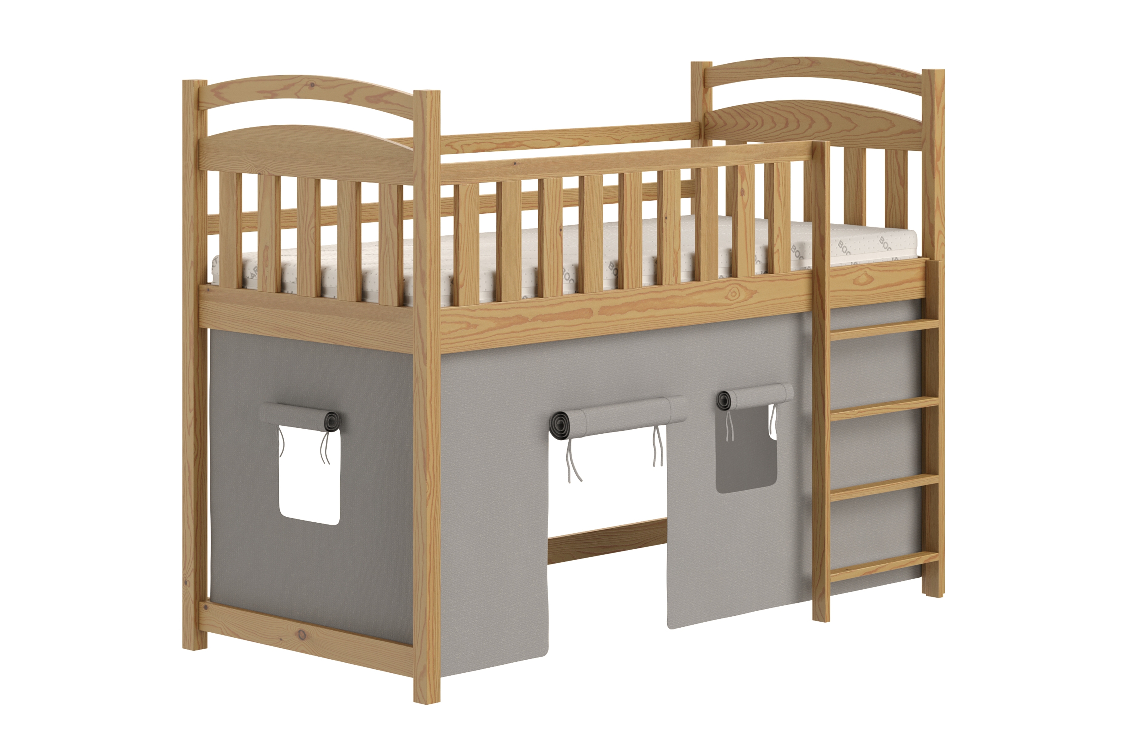 Vyvýšená dětská postel Felixio 90x200 cm - dub Postel dzieciece vyvýšená postel Felixio - 90x200 / dub