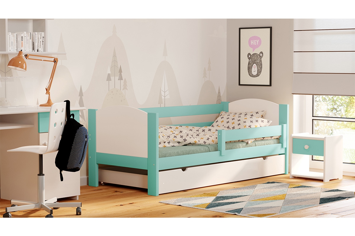 Dětská přízemní výsuvná postel Denis II Postel dřevěná