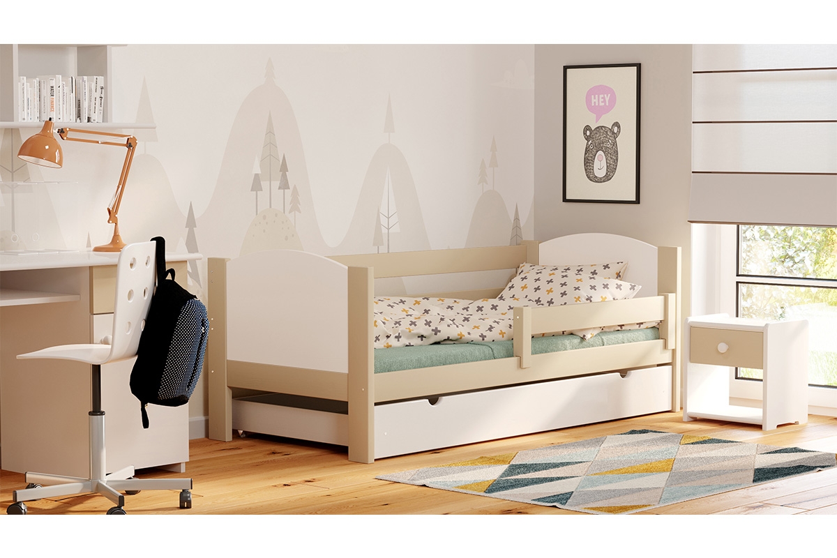 Dětská přízemní výsuvná postel Denis II postel s certifikátem