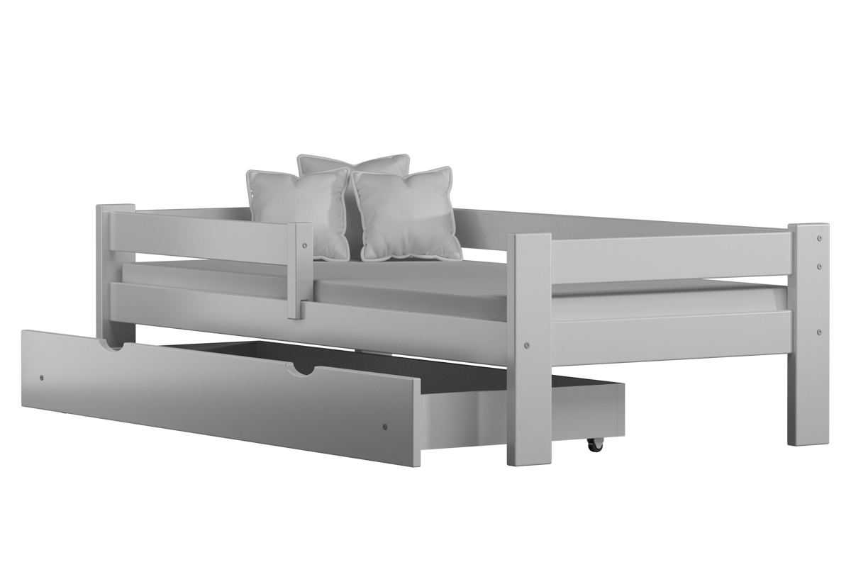 Dřevěná dětská postel Tymek bílá dětská postel