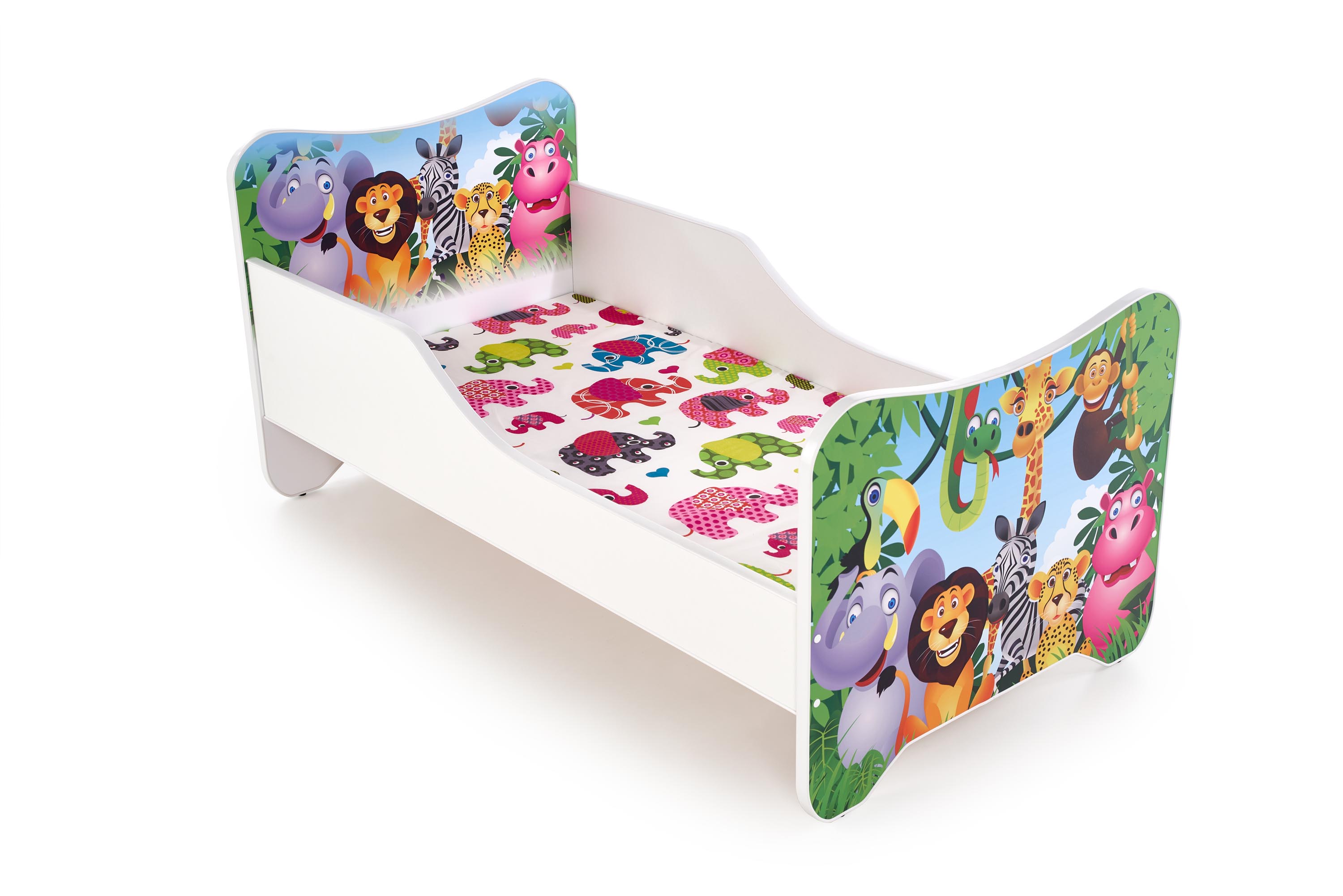 Dětská postel Happy Jungle - mnohobarevný postel dzieciece happy jungle - mnohobarevný