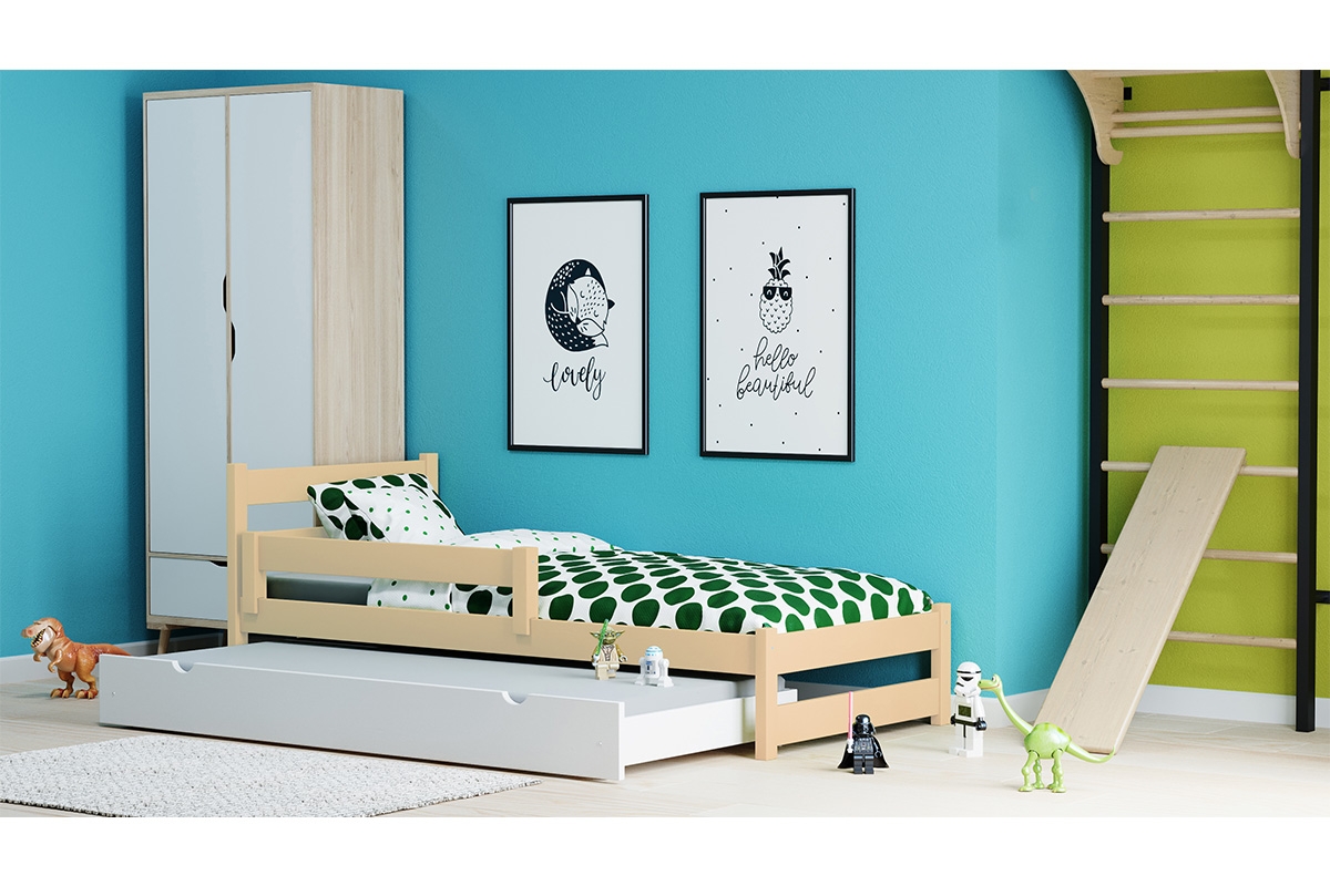 Detská posteľ s prístelkou Ola  Moderná posteľ