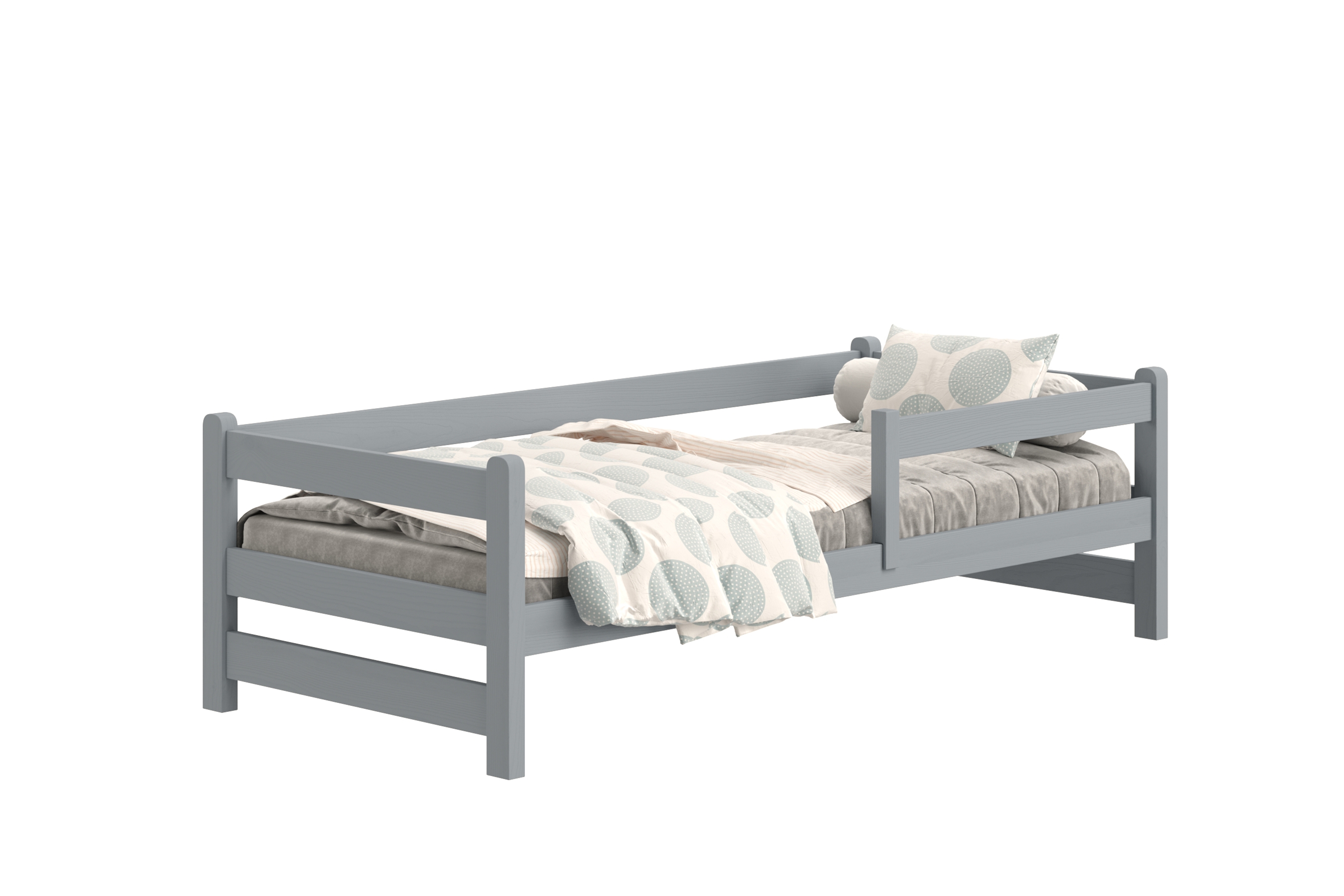 Dětská postel Alis 80x160 cm - šedá Postel dzieciece přízemní Alis - šedá, 80x160