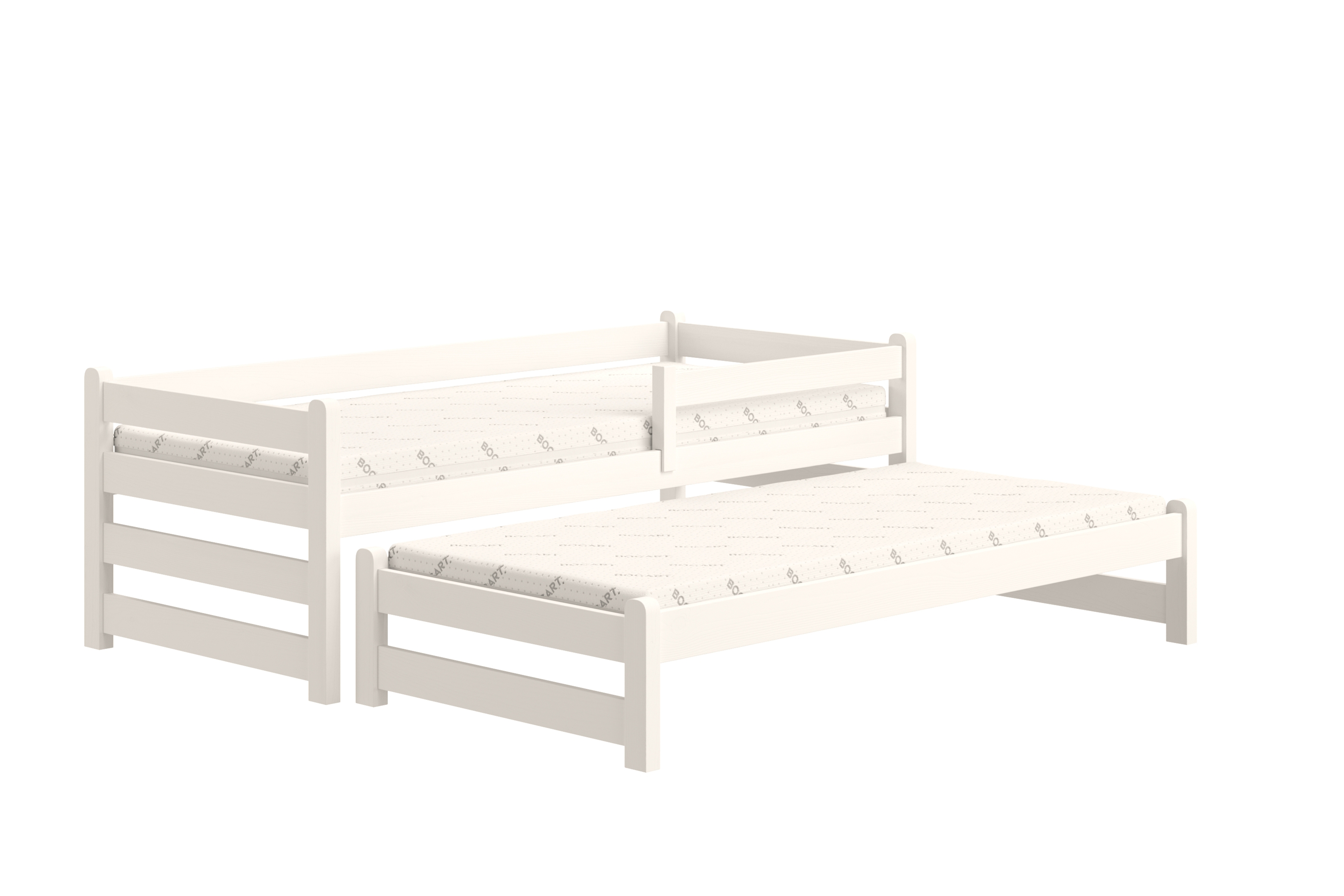 Dětská výsuvná postel Alis 80x200 cm - bílá Postel dzieciece přízemní výsuvná Alis - bílá, 80x200