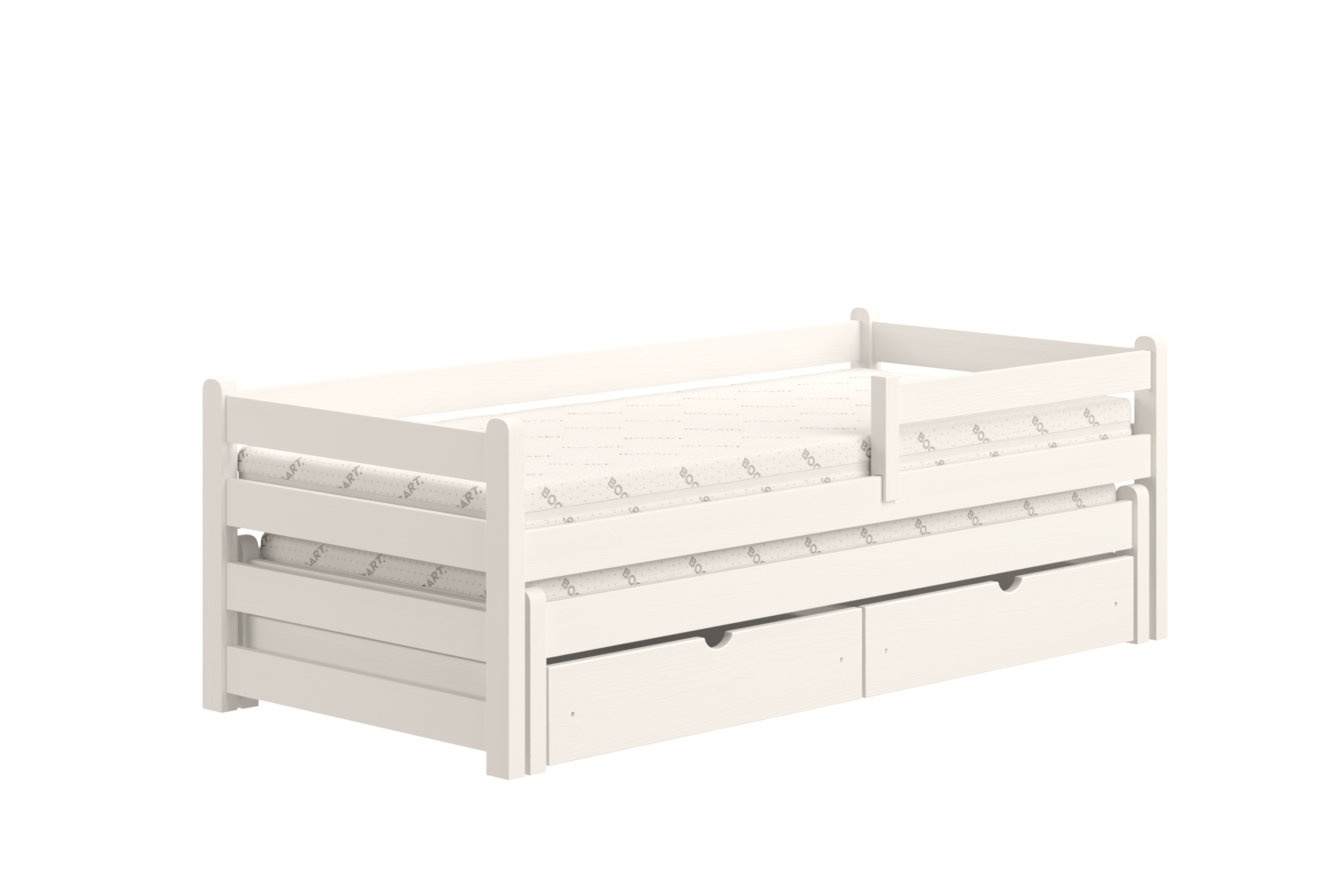 Dětská výsuvná postel Alis 90x190 cm - bílá Postel dzieciece přízemní výsuvná Alis - bílá, 90x190