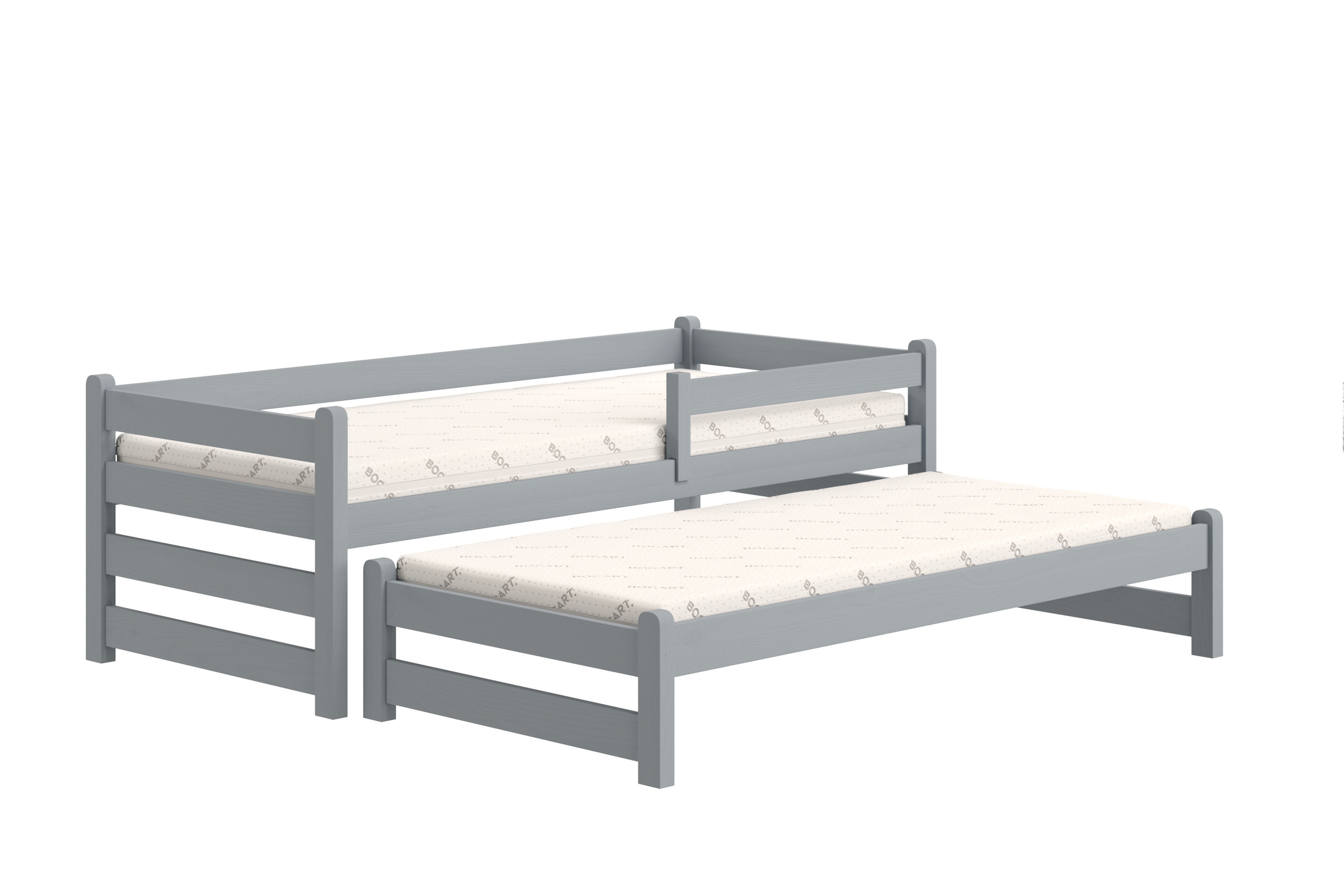 Dětská výsuvná postel Alis 90x190 cm - šedá Postel dzieciece přízemní výsuvná Alis - šedá, 90x190
