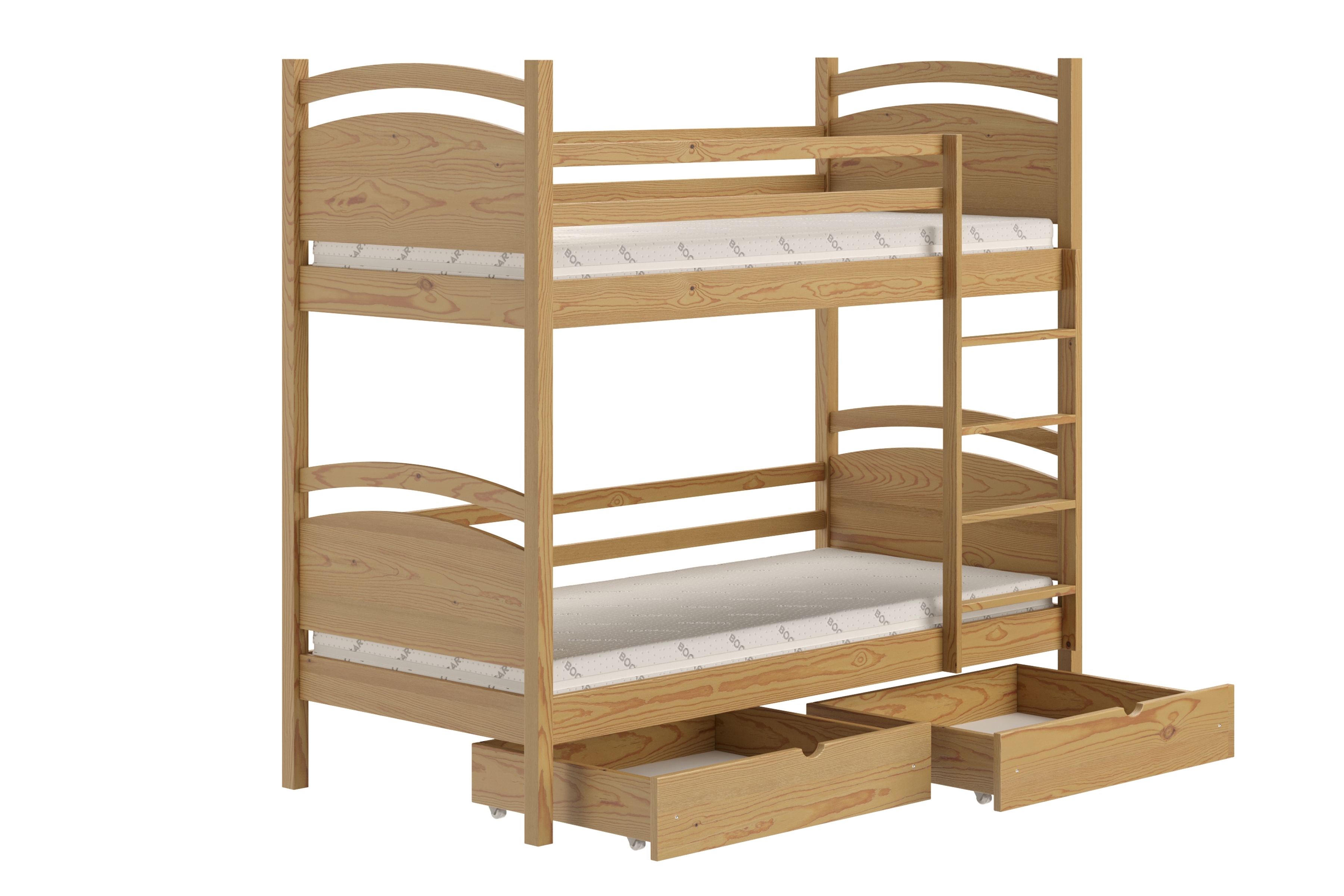 Patrová postel Pinoki 80x180 cm - dub Postel dzieciece patrová  Pinoki - 80x180 / dub