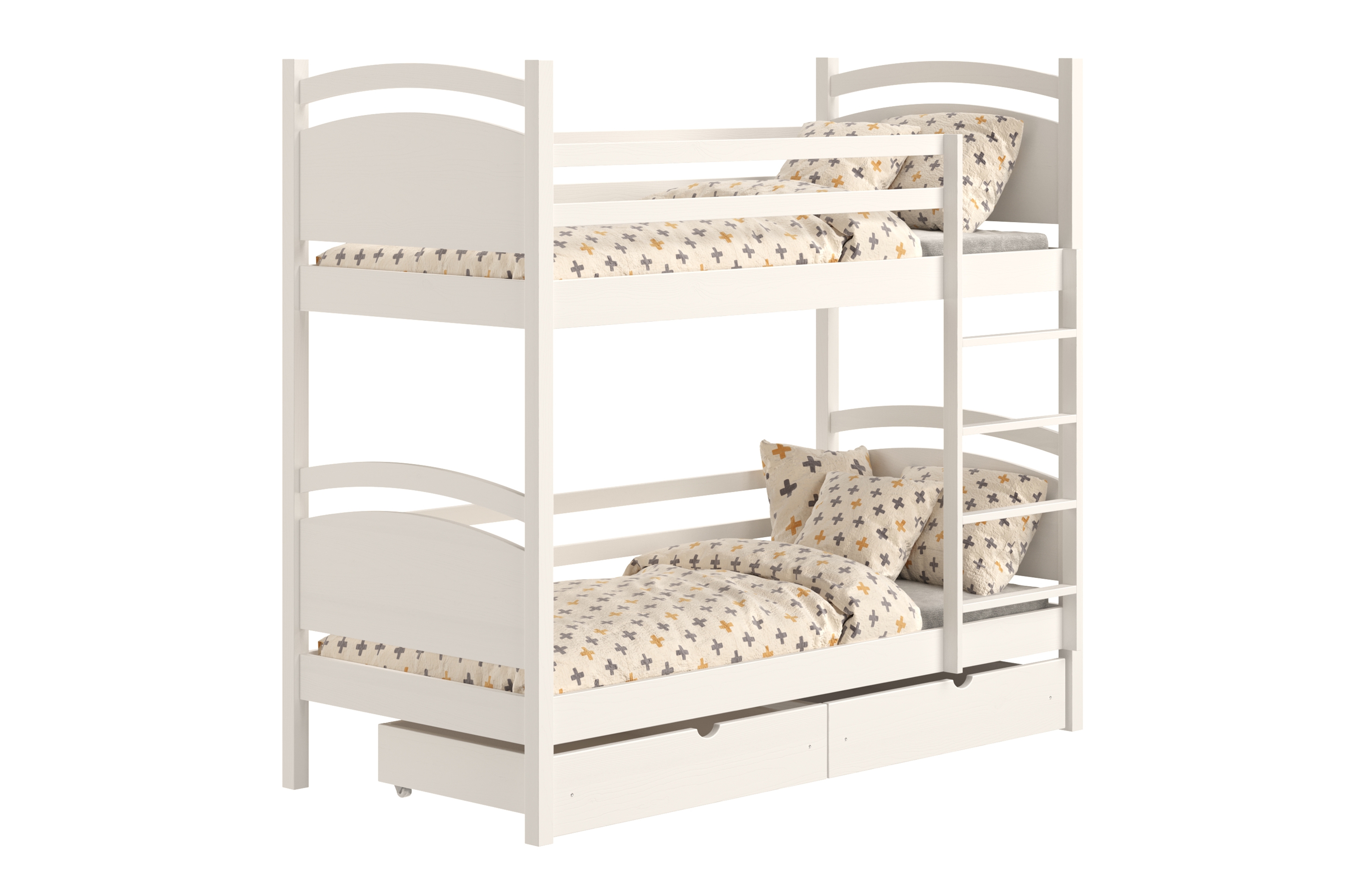 Patrová postel Pinoki 80x190 cm - bílá Postel dzieciece patrová  Pinoki - 80x190 / bílá