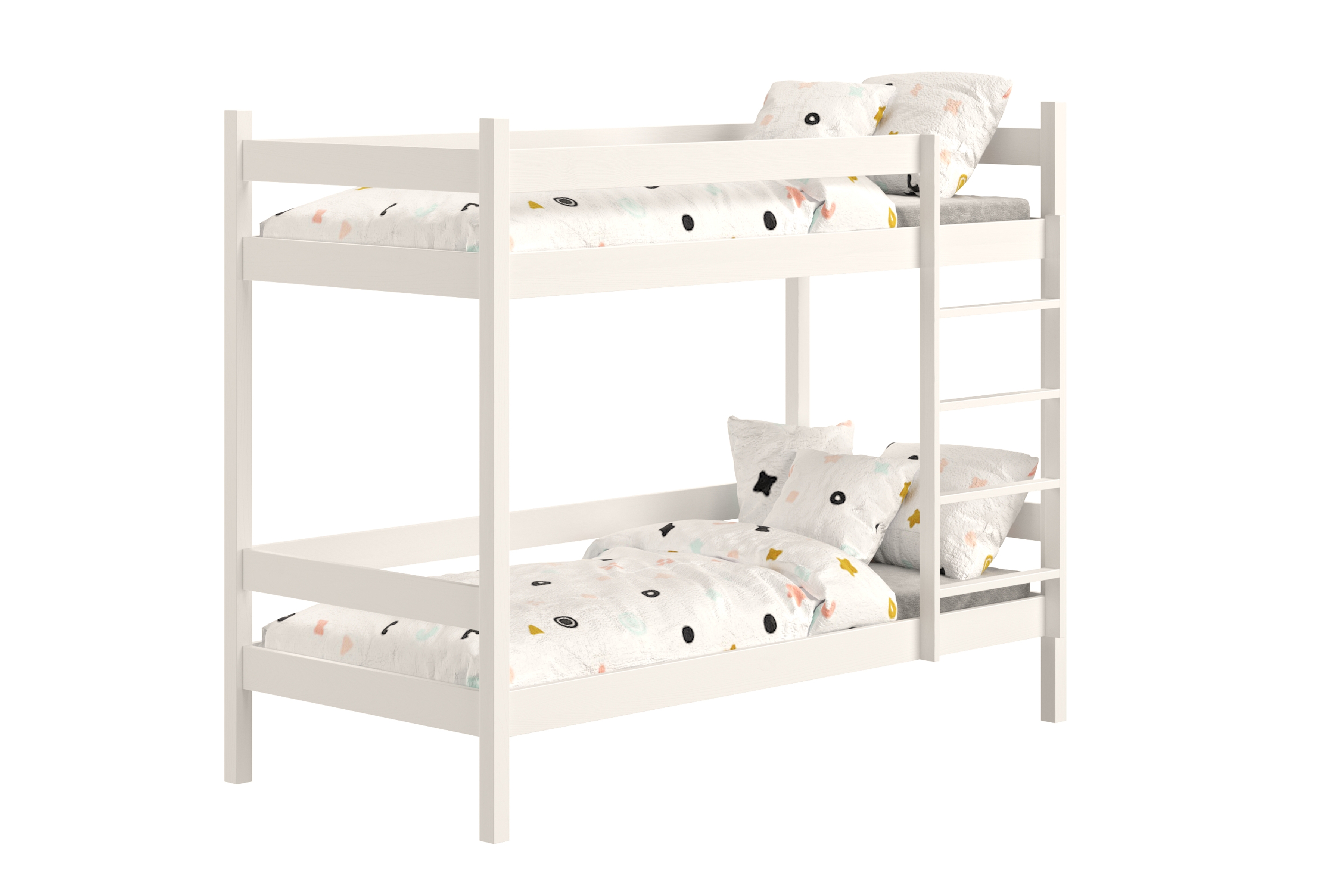 Patrová postel Fabrio se zásuvkami 80x200 cm - bílá Postel dzieciece patrová  s zásuvkami Fabrio - 80x200 / bílá 