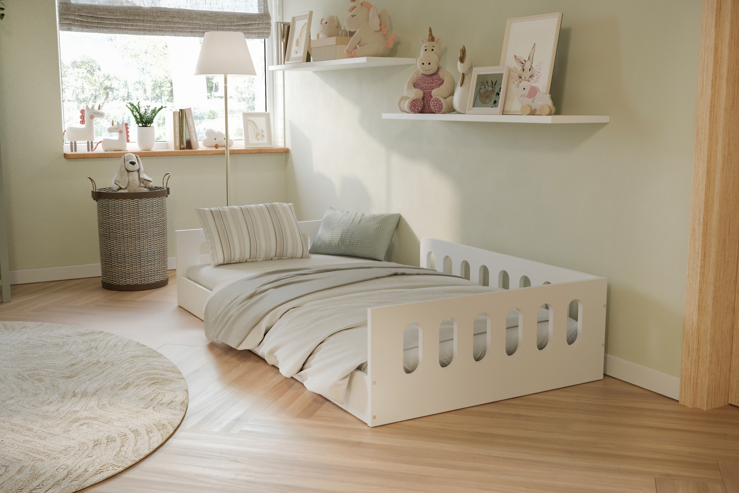 Dětská postel Talimio 80x160 cm - bílá Postel dzieciece Talimio 80x160 cm - bílá