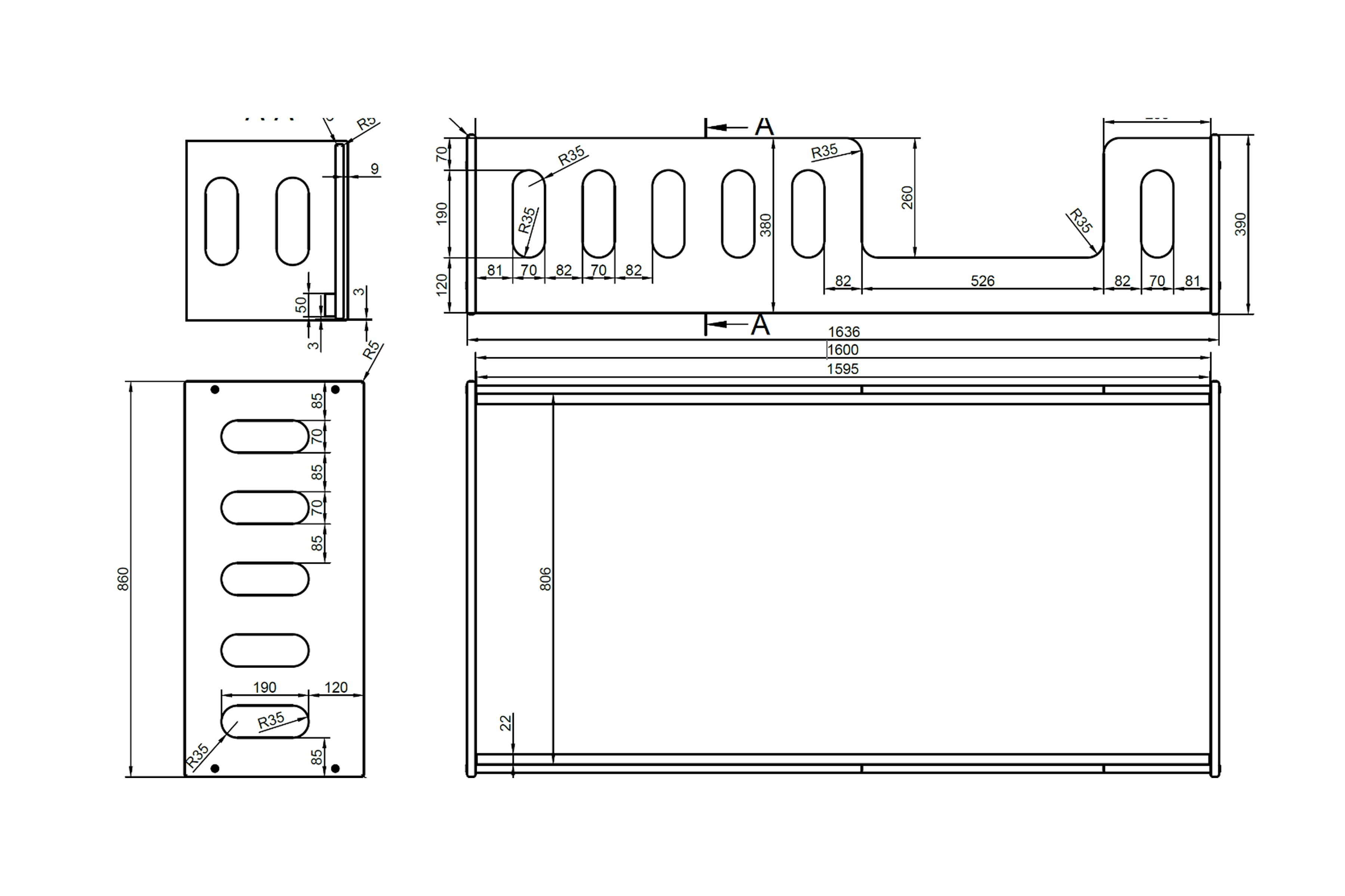 Dětská postel Talimio 80x160 cm - bílá Postel dzieciece Talimio 80x160 cm - bílá