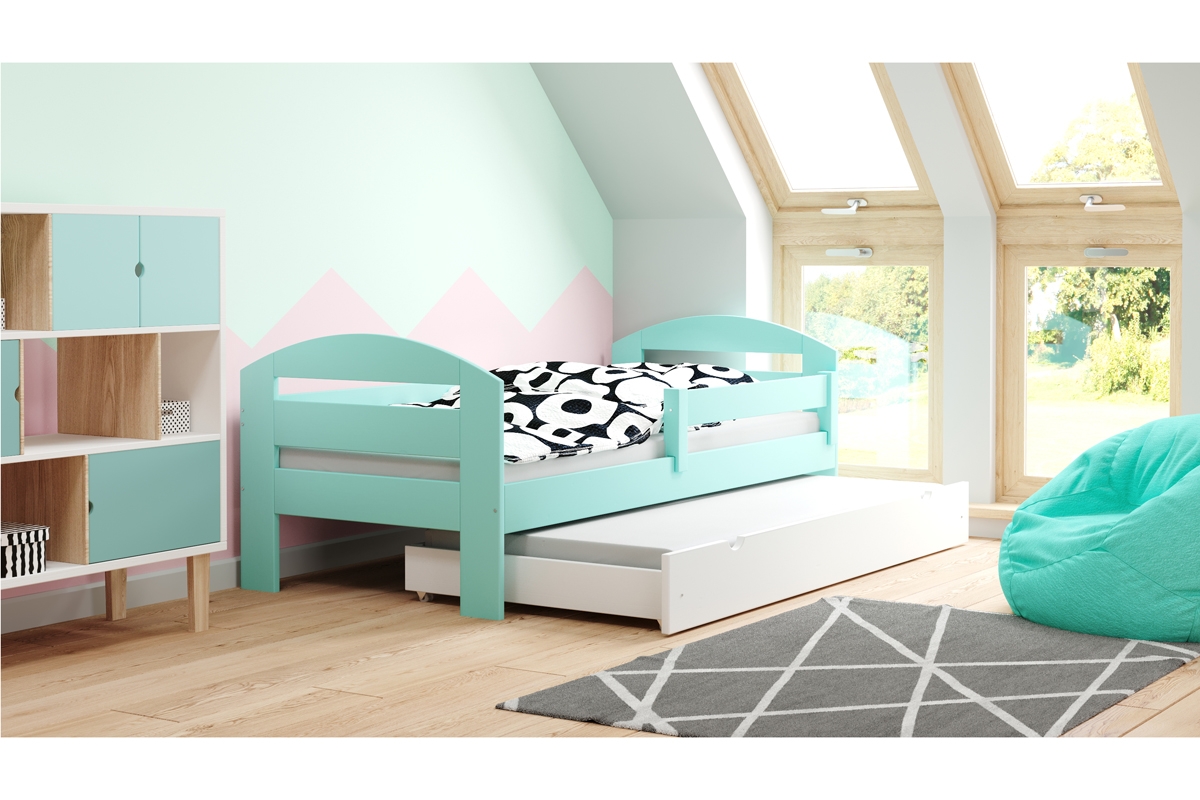 Detská posteľ s prístelkou Wiola detský posteľ z dodatkowym materacem
