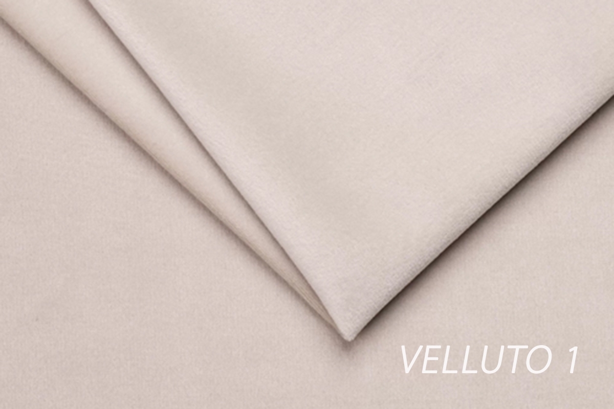 Levitujúca manželská posteľ Galin 160x200 - béžový velúr Velluto 1 Posteľ Galin lewitujace / 160x200 / Velutto 1