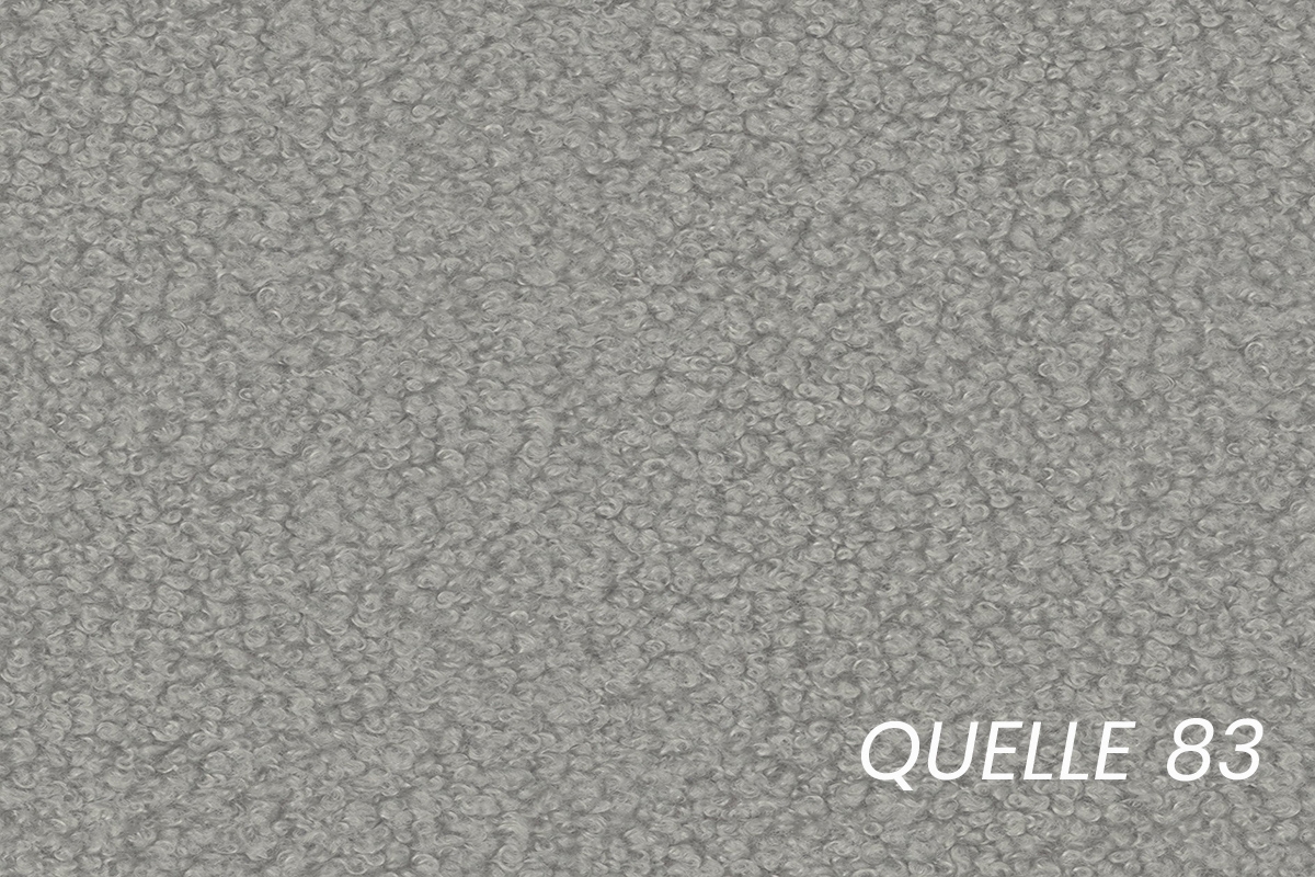 Kontinentální postel Carello 180x200 s úložným prostorem - šedá bouclé Quelle 83 Postel boxspring Carello 180x200 s úložním prostorem - šedá bukla Quelle 83