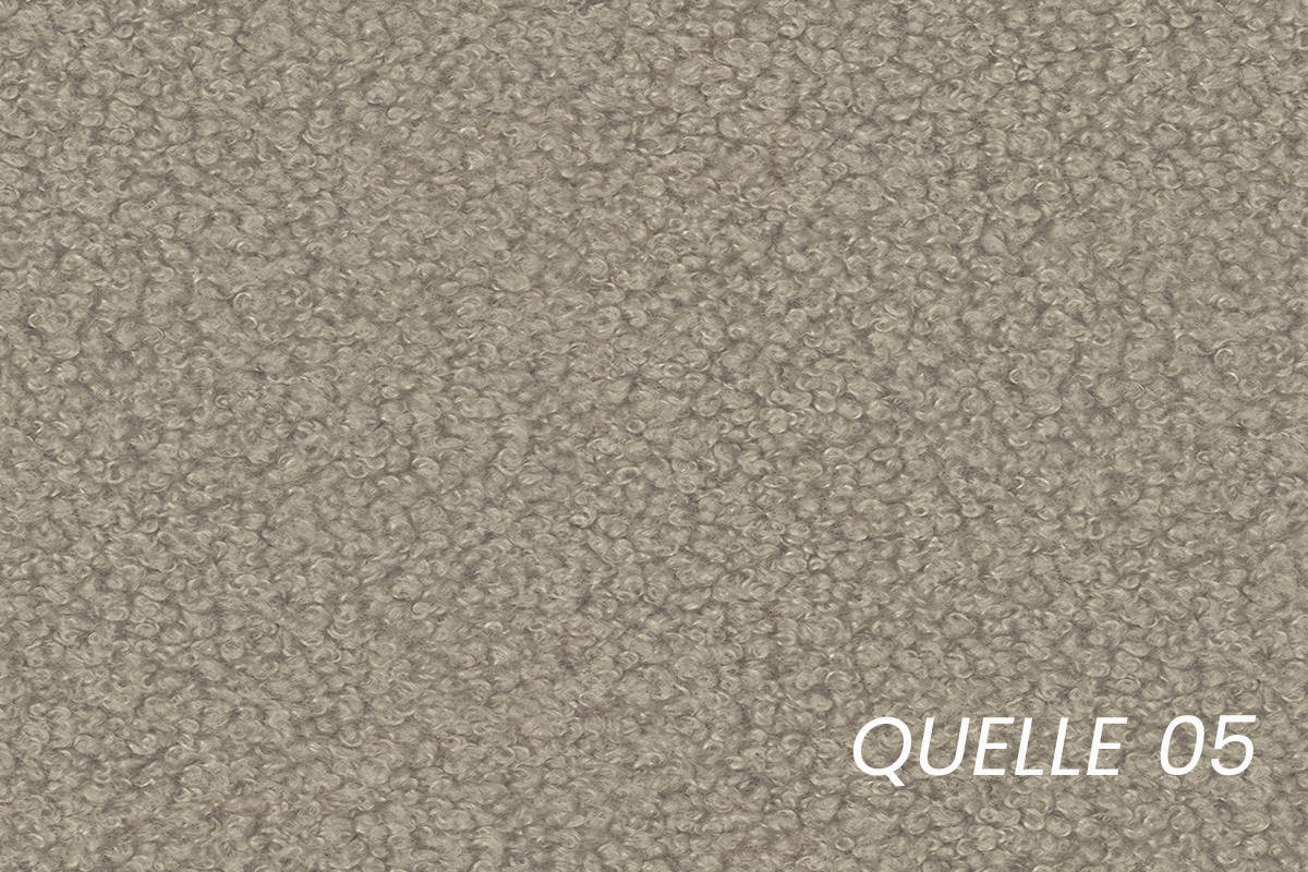 Kontinentální postel Eleris 160x200 s úložným prostorem - béžová bouclé Quelle 05 Postel boxspring Elaris 160x200 s úložním prostorem - béžová bukla Quelle 05