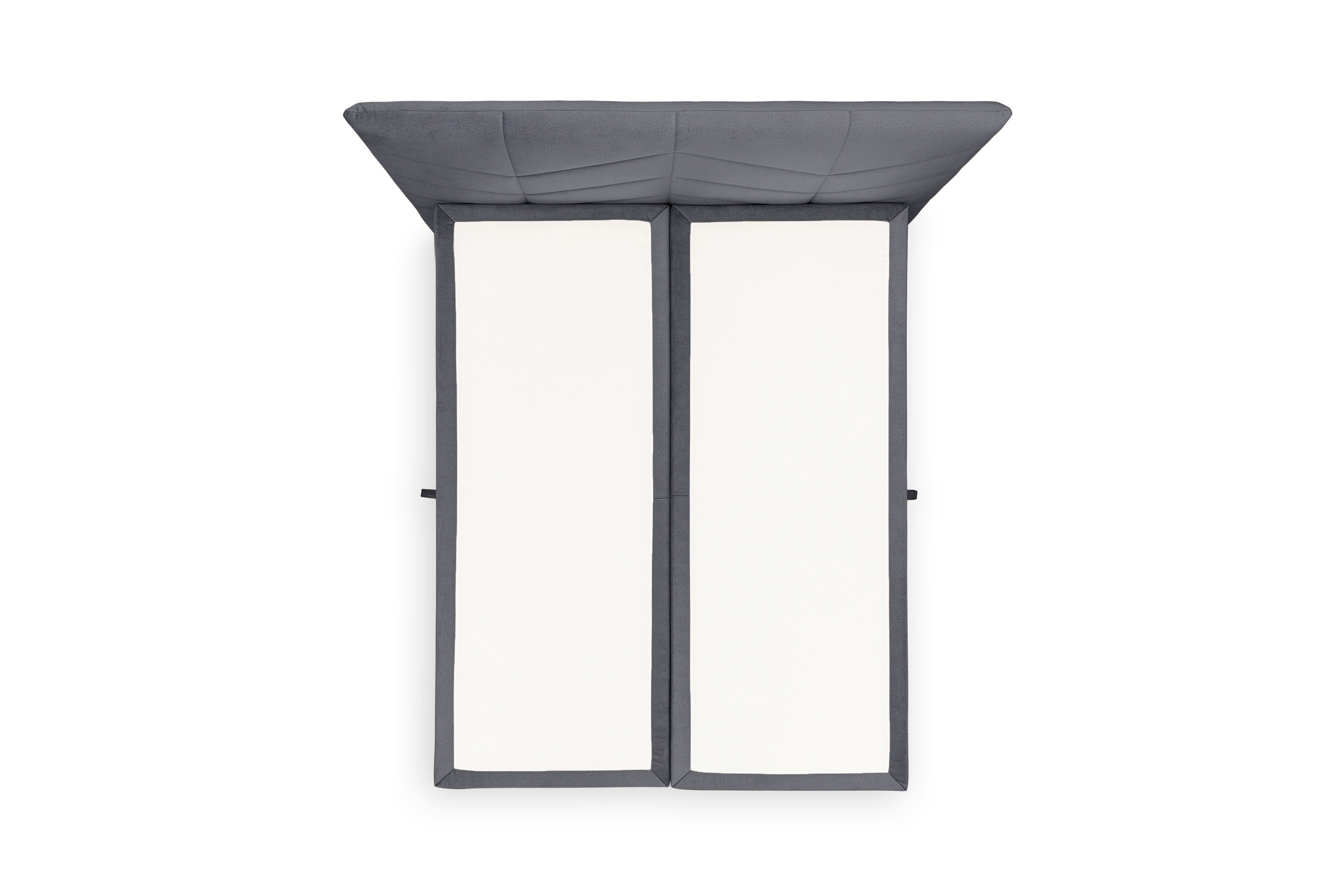 Posteľ Boxspring Penia 180x200 s úložným priestorom - šedý hydrofóbny zamat Element 23 Boxspring posteľ Penia 180x200 s úložným priestorom - šedý zamat hydrofobowy Element 23