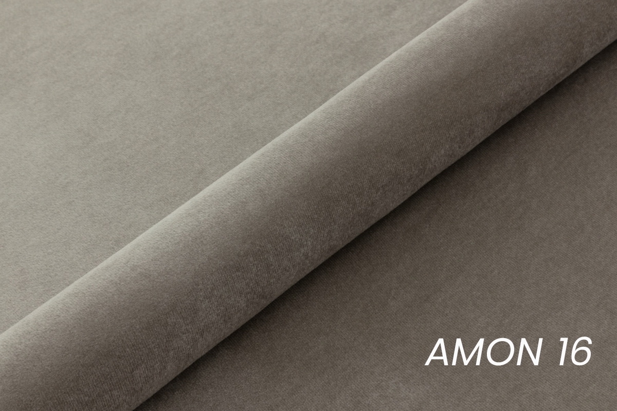 Boxspring posteľ Verona 160x200 s úložným priestorom – béžový hydrofóbny zamat Amon 16 Boxspring posteľ Verona 160x200 s úložným priestorom - béžový velúr hydrofobowy Amon 16