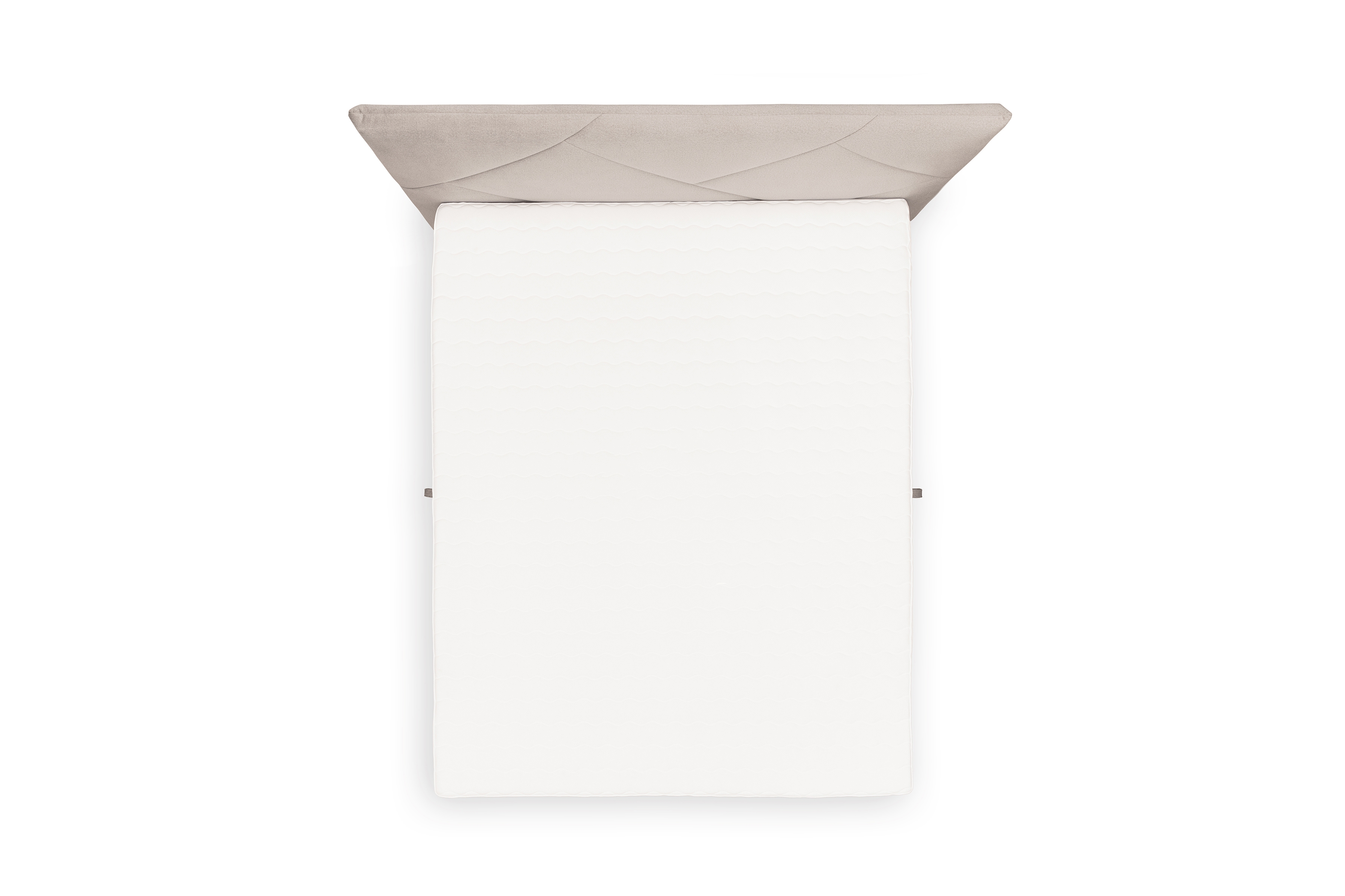 Kontinentálna posteľ Wasil 160x200 s úložným priestorom - krémový zamat Element 17 Boxspring posteľ Wasil 160x200 s úložným priestorom - Krémový zamat hydrofobowy Element 17