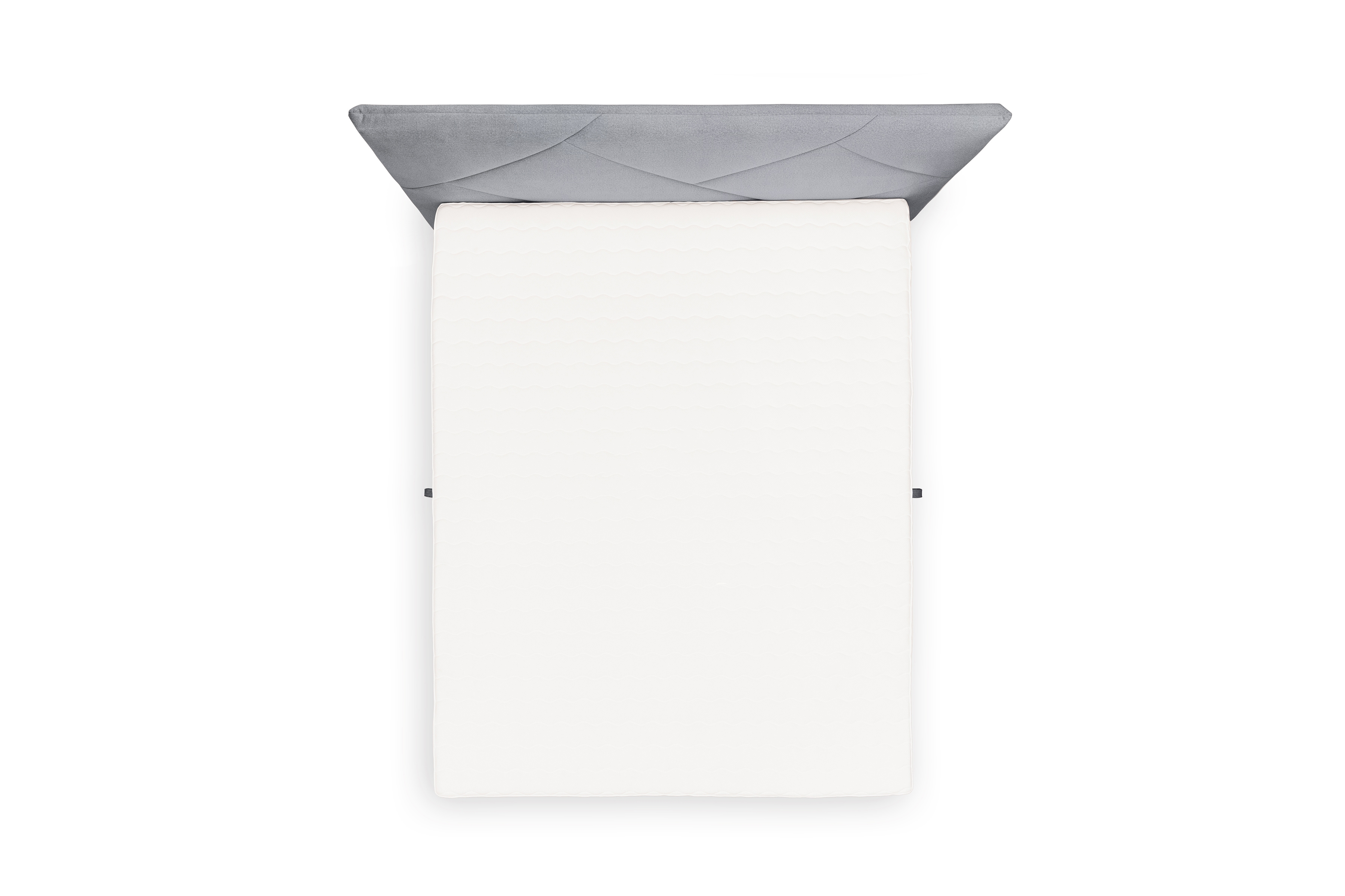 Posteľ Boxspring Wasil 160x200 s úložným priestorom - popolový hydrofóbny zamat Element 24 Boxspring posteľ Wasil 160x200 s úložným priestorom - Popolový zamat hydrofobowy Element 24 