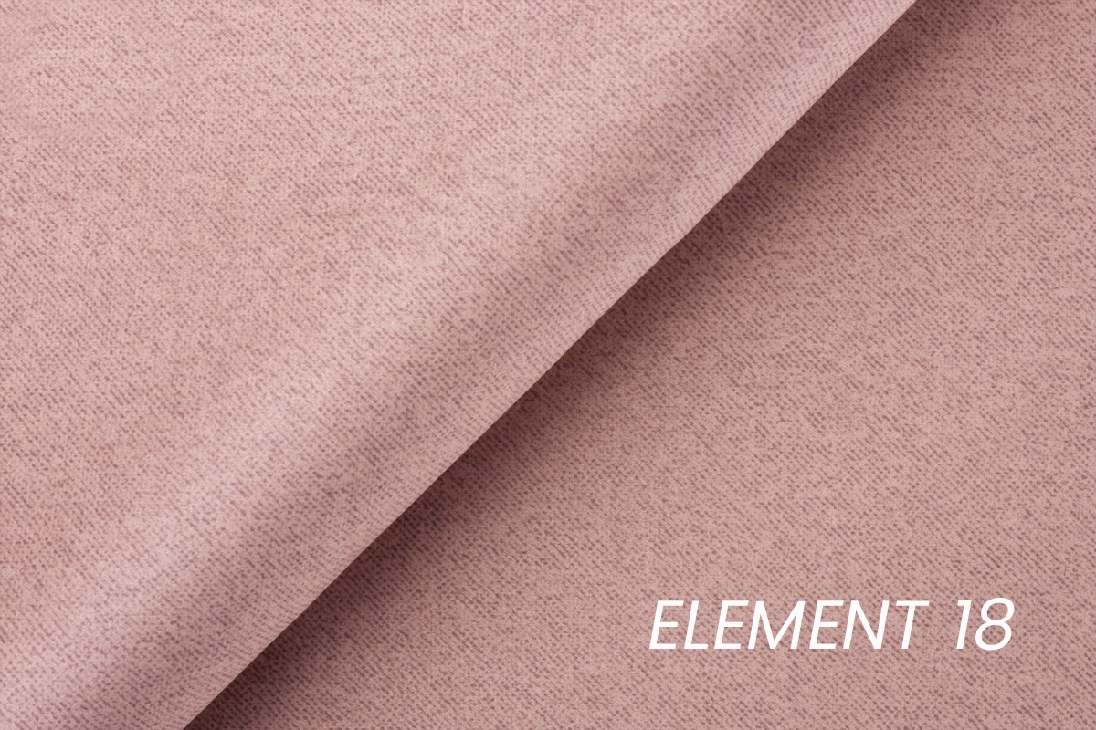 Posteľ Boxspring Wasil 180x200 s úložným priestorom - ružový hydrofóbny zamat Element 18 Boxspring posteľ Wasil 180x200 s úložným priestorom - Ružová zamat hydrofobowy Element 18