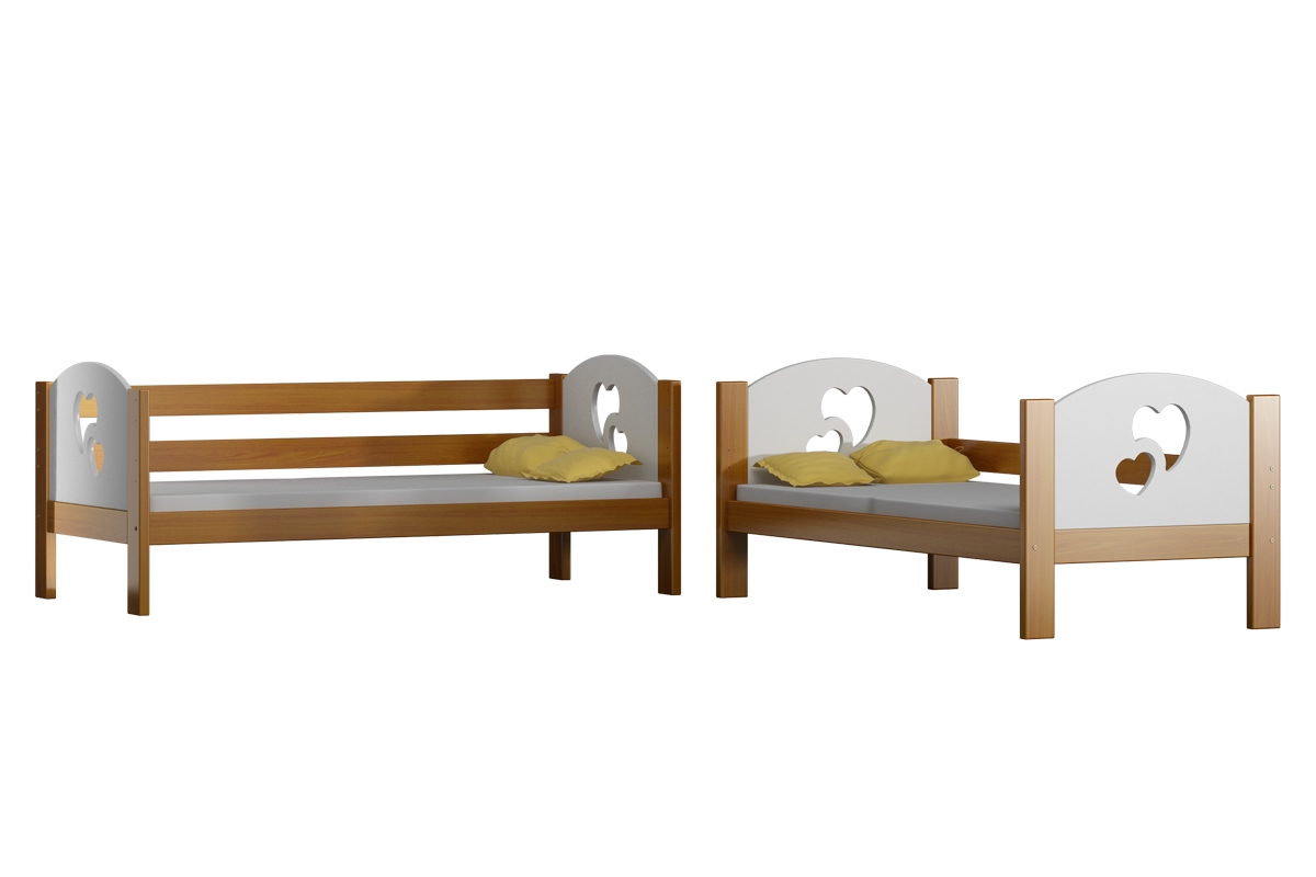 Patrová postel Marcelina - s motivem srdcí postel Marcelina patrová