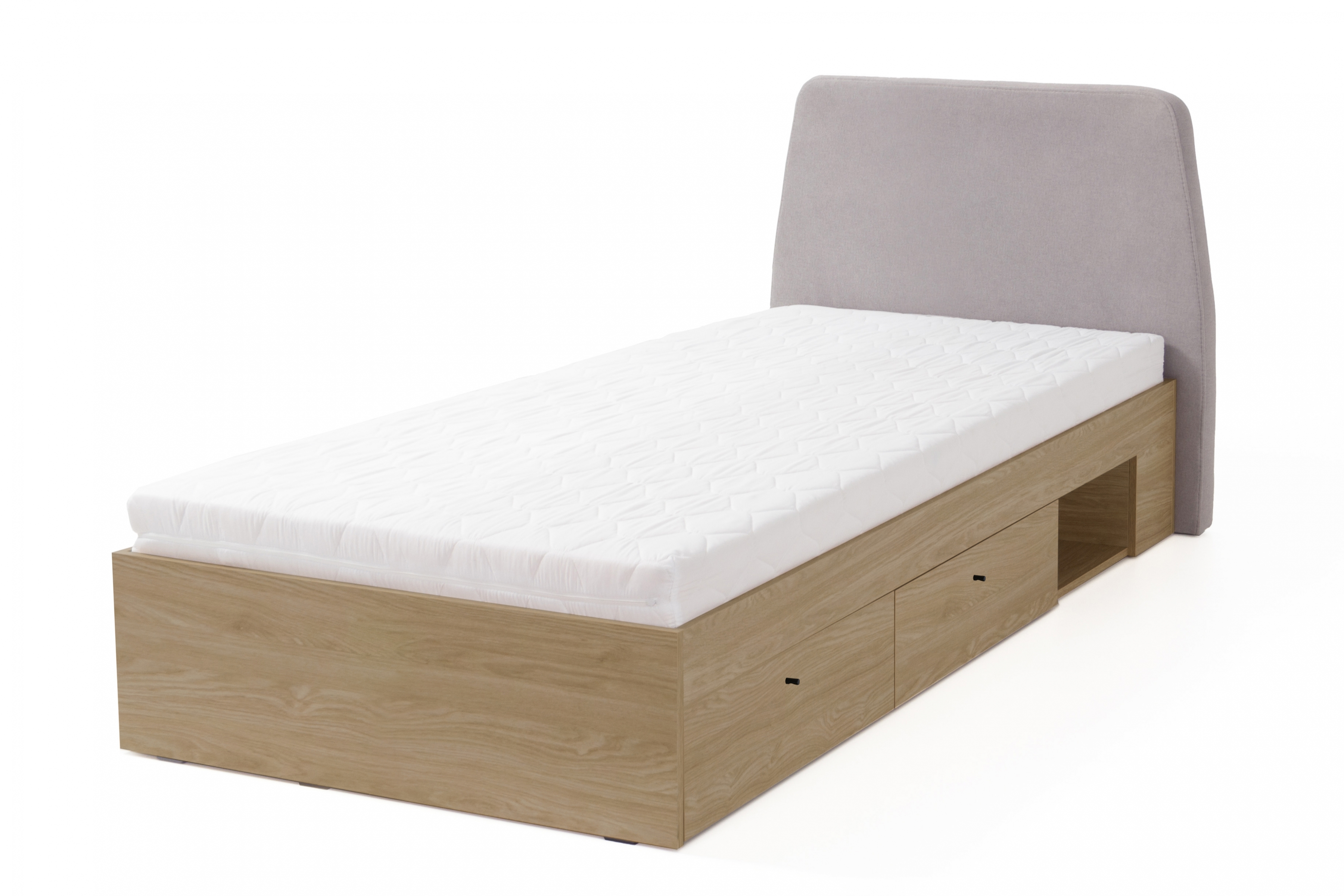 Postel mlodziezowe Alessio 90x200 cm - dub baltic dune Postel mlodziezowe Alessio 12 - 90x200 cm - dub baltic dune