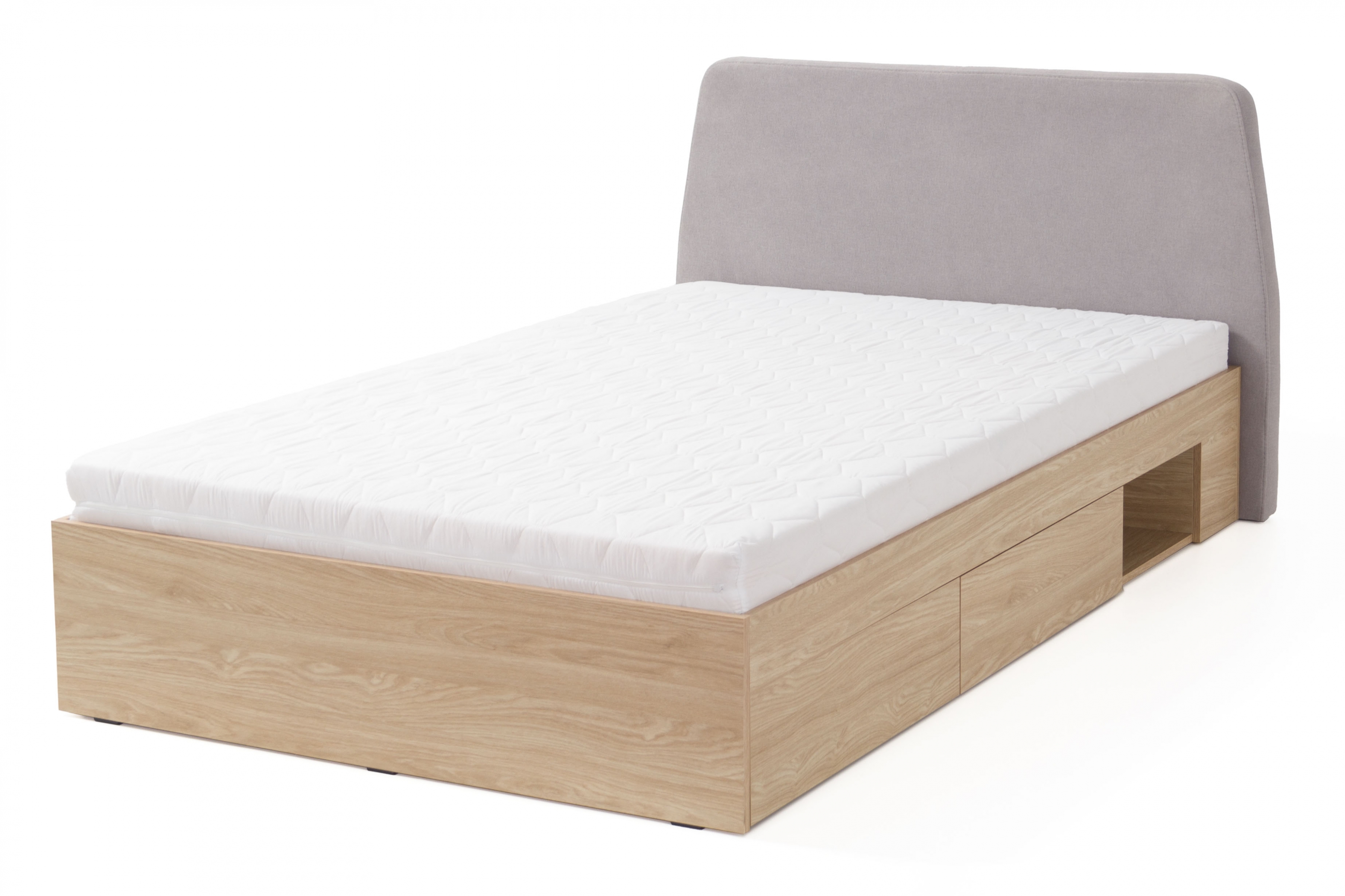 Postel mlodziezowe Alessio 120x200 cm - dub olejowany Postel mlodziezowe Alessio 13 - 120x200 cm - béžová Pískový / dub olejowany