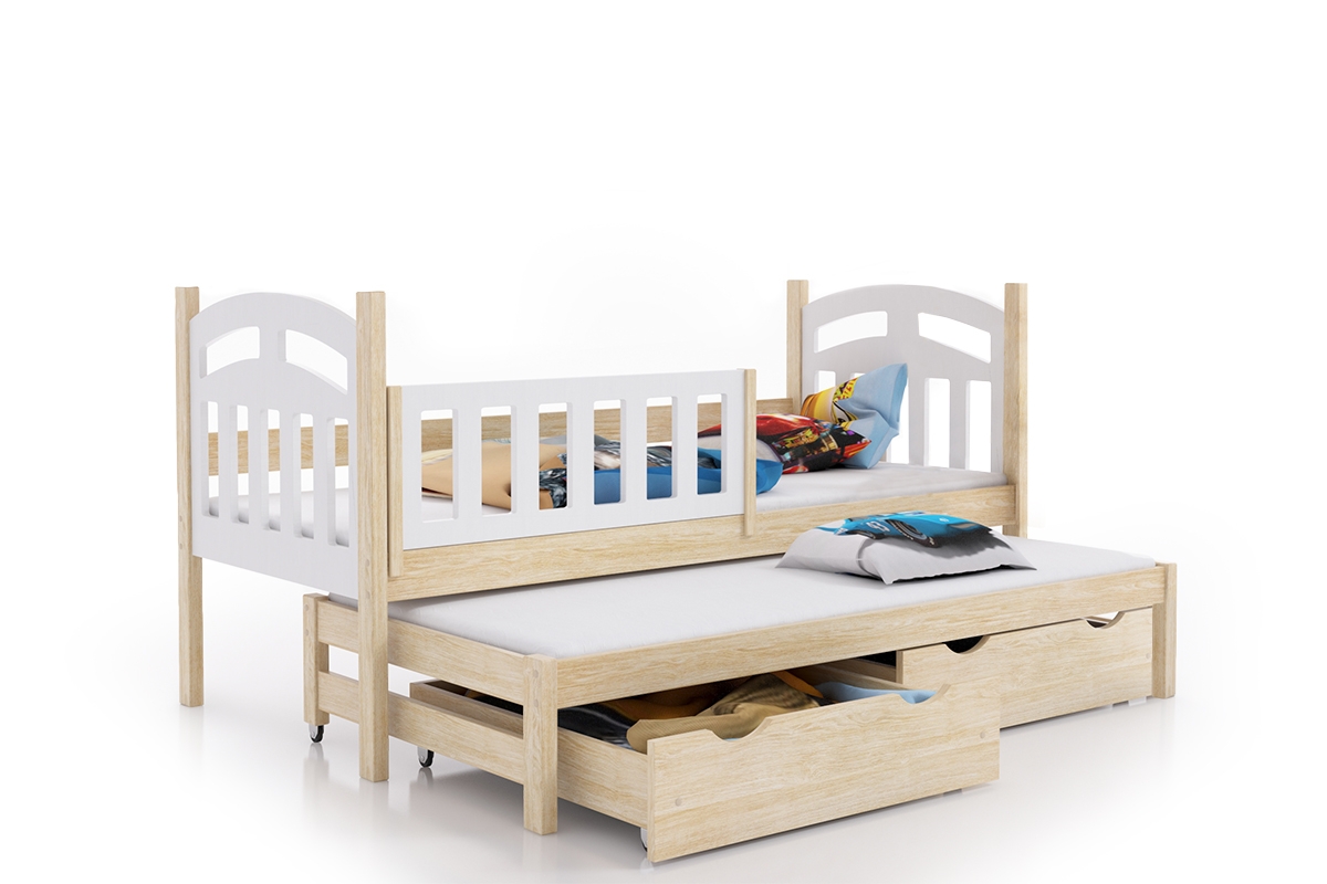 Vysúvacia jednoposchodovú posteľ Nati pre dve osoby Vysúvacia jednoposchodovú posteľ Nati pre dve osoby 
