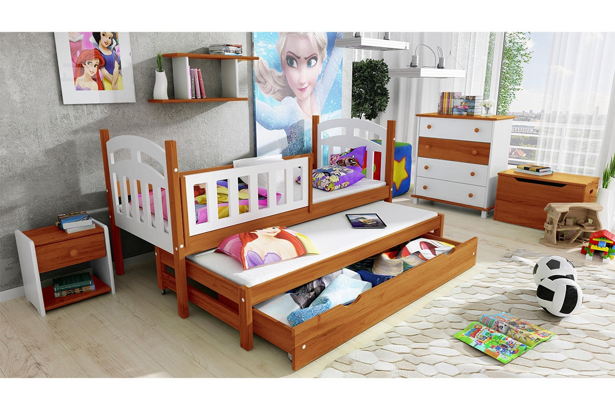 Vysúvacia jednoposchodovú posteľ Nati pre dve osoby Vysúvacia jednoposchodovú posteľ Nati pre dve osoby 