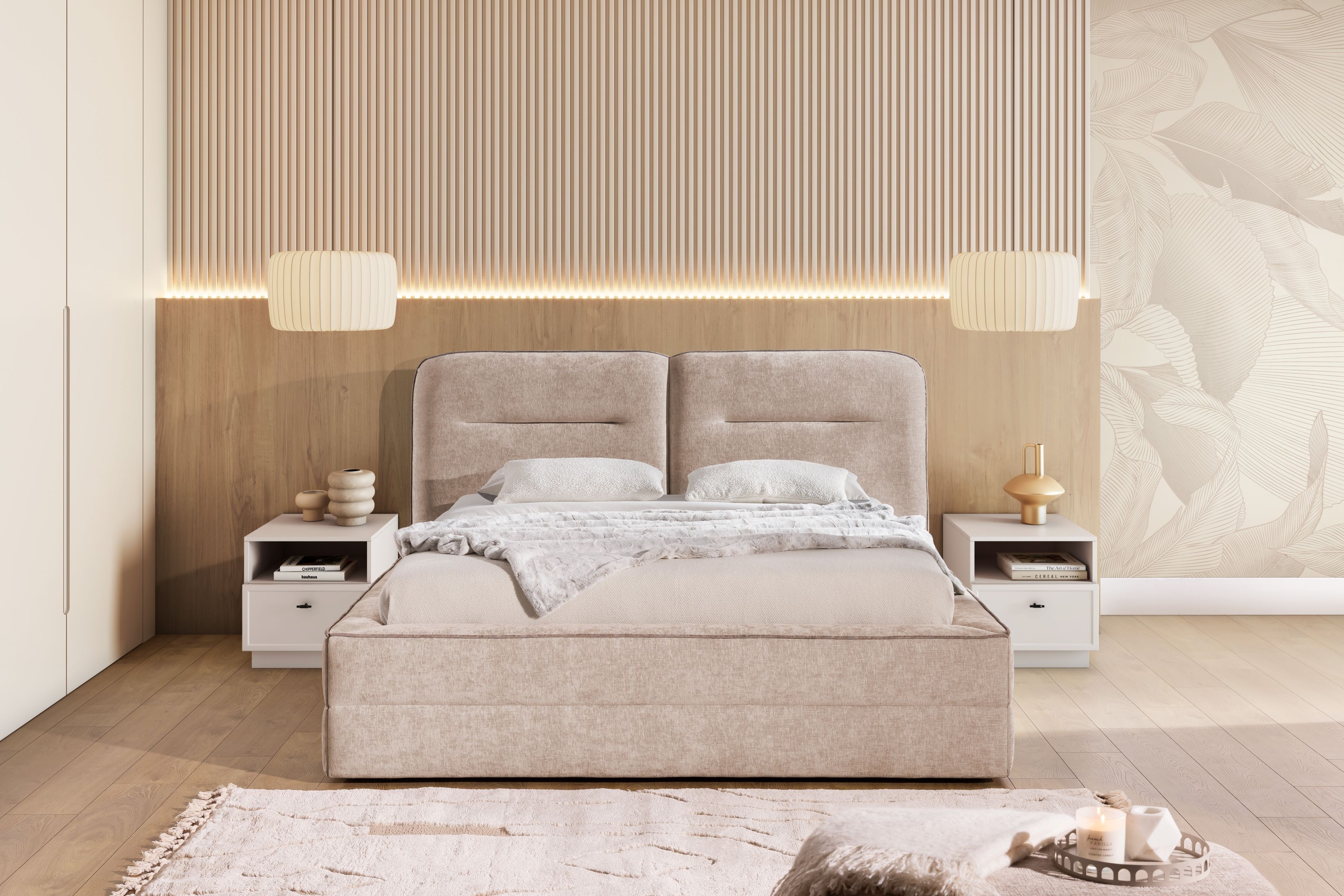 Manželská posteľ Tulia II 140x200 cm Posteľ do  spálňa  Tulia II 140x200