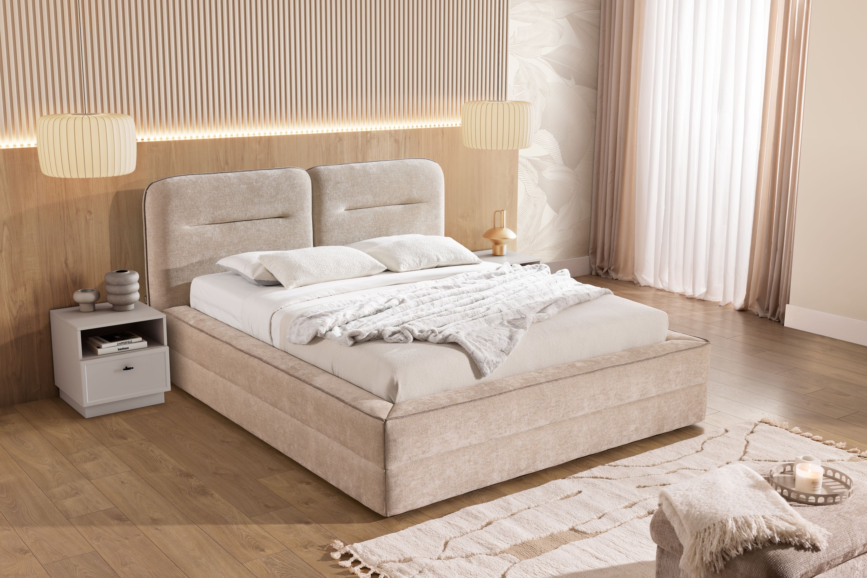 Manželská posteľ Tulia II 180x200 cm Posteľ do  spálňa  Tulia II 180x200