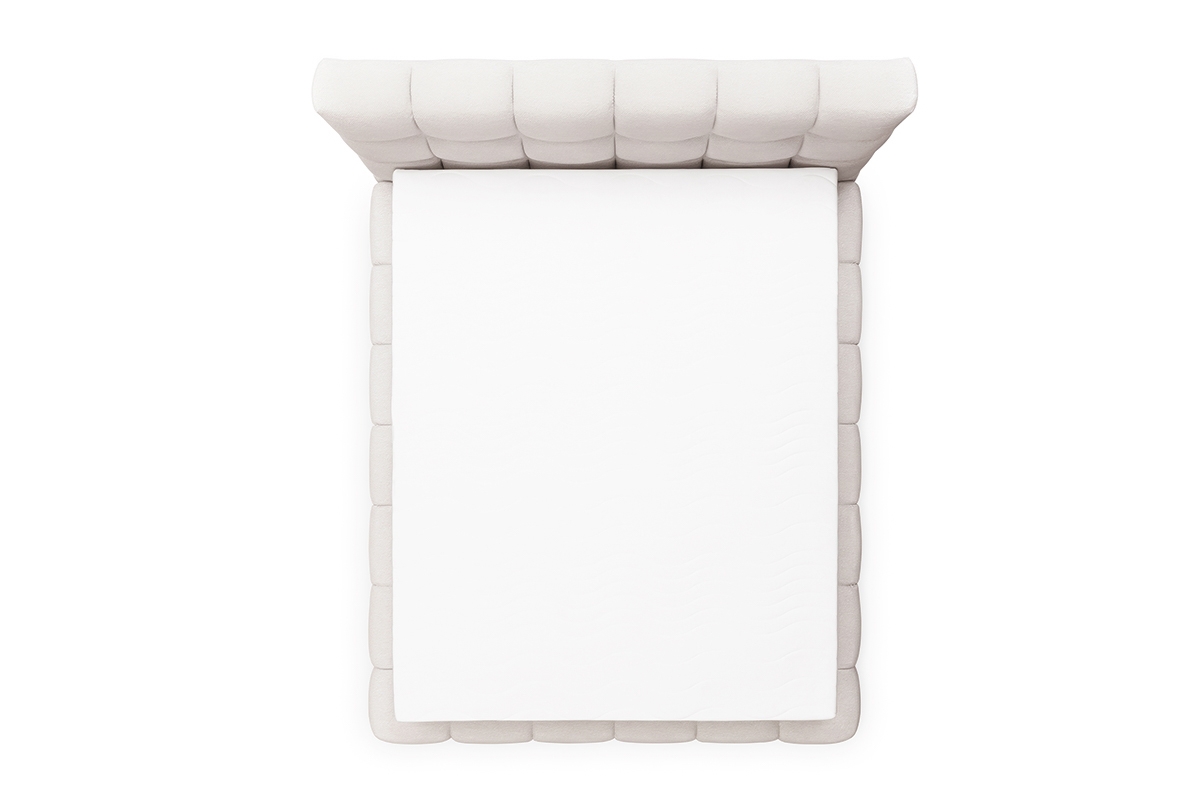 Čalúnená manželská posteľ Magnelio 180x200 s úložným priestorom - béžový zamat Element 17 Posteľ do  spálňa  s úložným priestorom Magnelio 180x200 - béžový velúr Element 17 