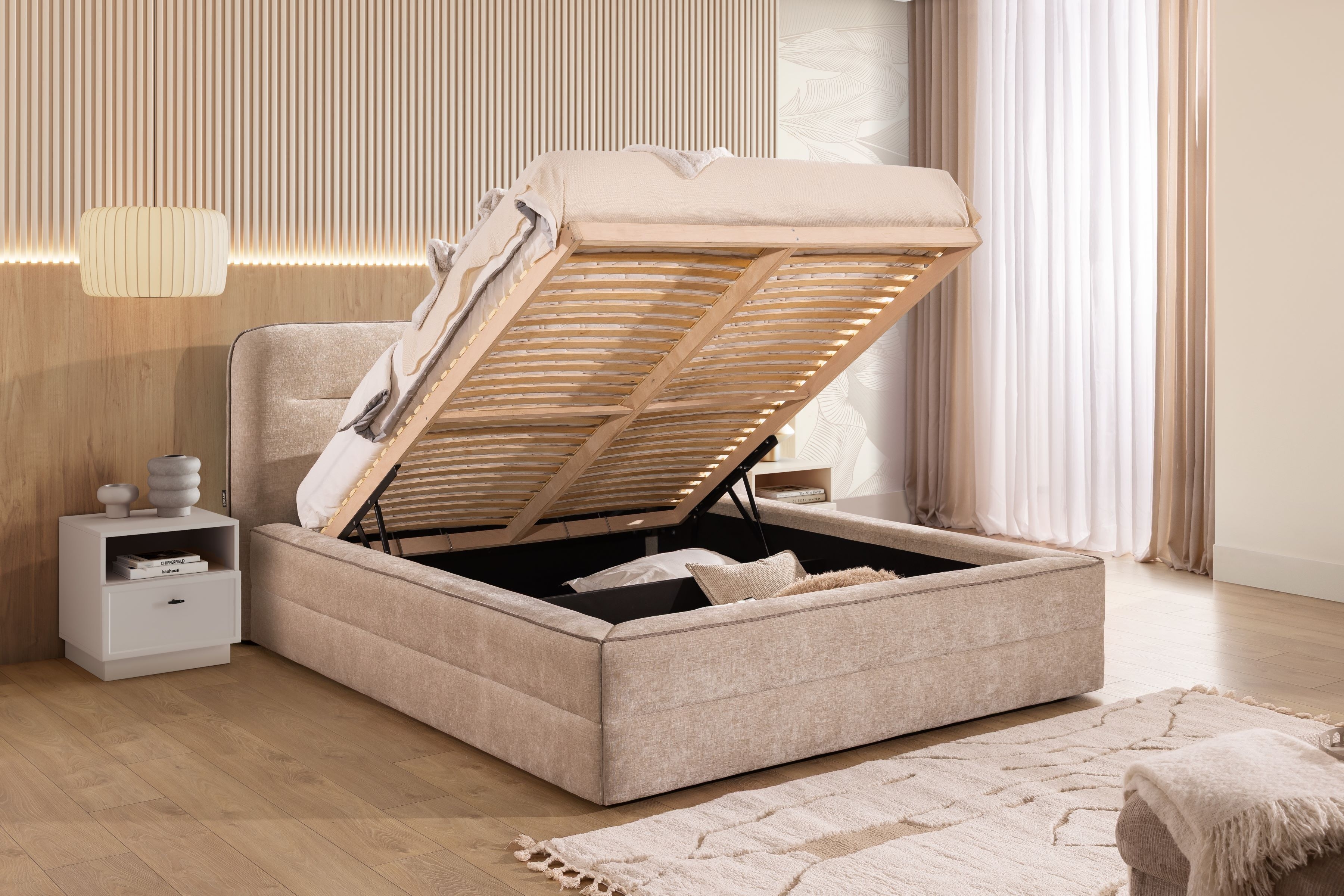 Manželská posteľ Tulia II 180x200 cm s úložným priestorom Posteľ do  spálňa  s úložným priestorom Tulia II 180x200