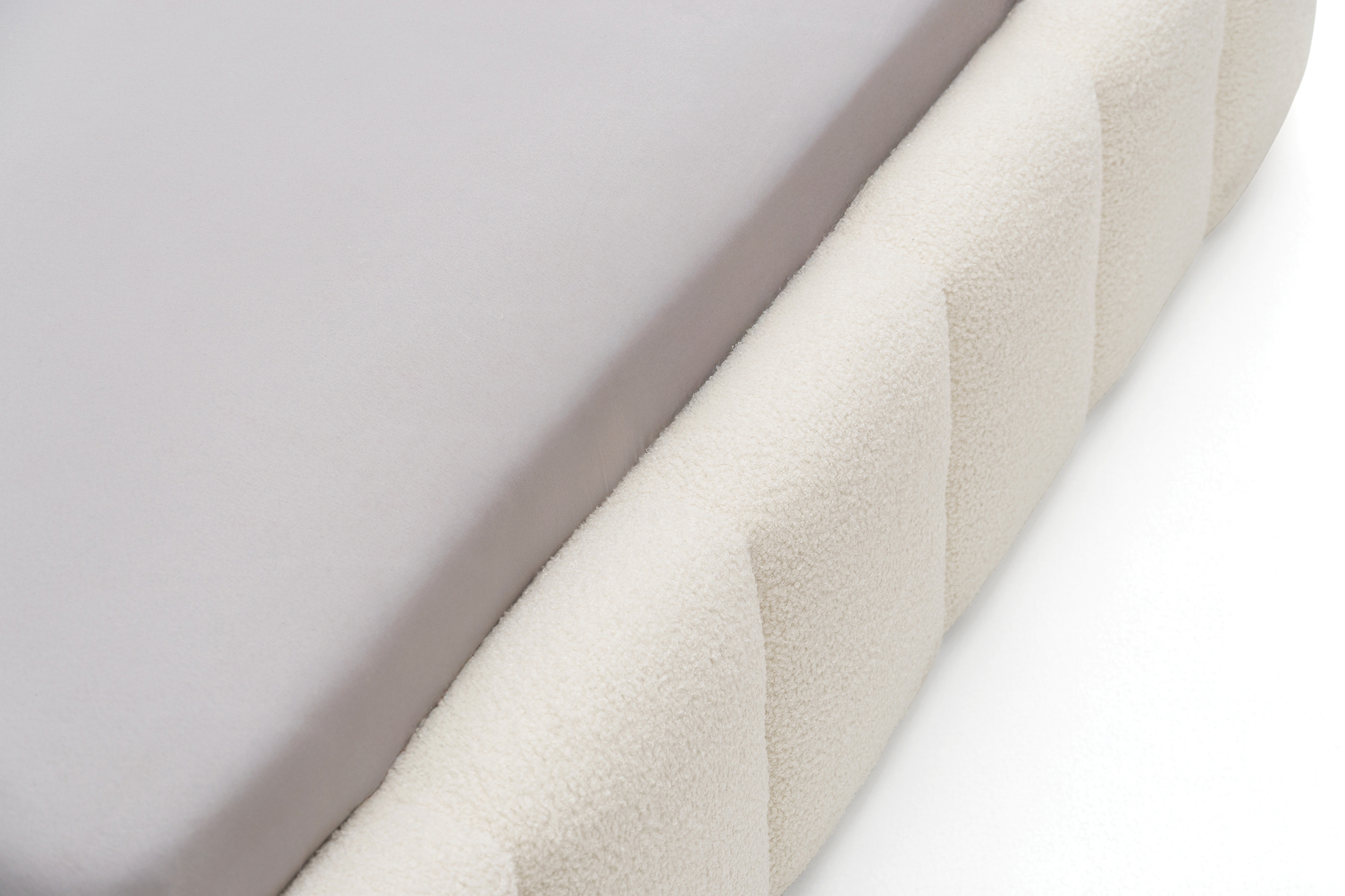 Čalouněná postel Aura 160x200 s úložným prostorem - světlý béž buklé Quelle 02 Postel čalouněné Aura 160x200 s úložným prostorem- světlý béžová bukla Quelle 02