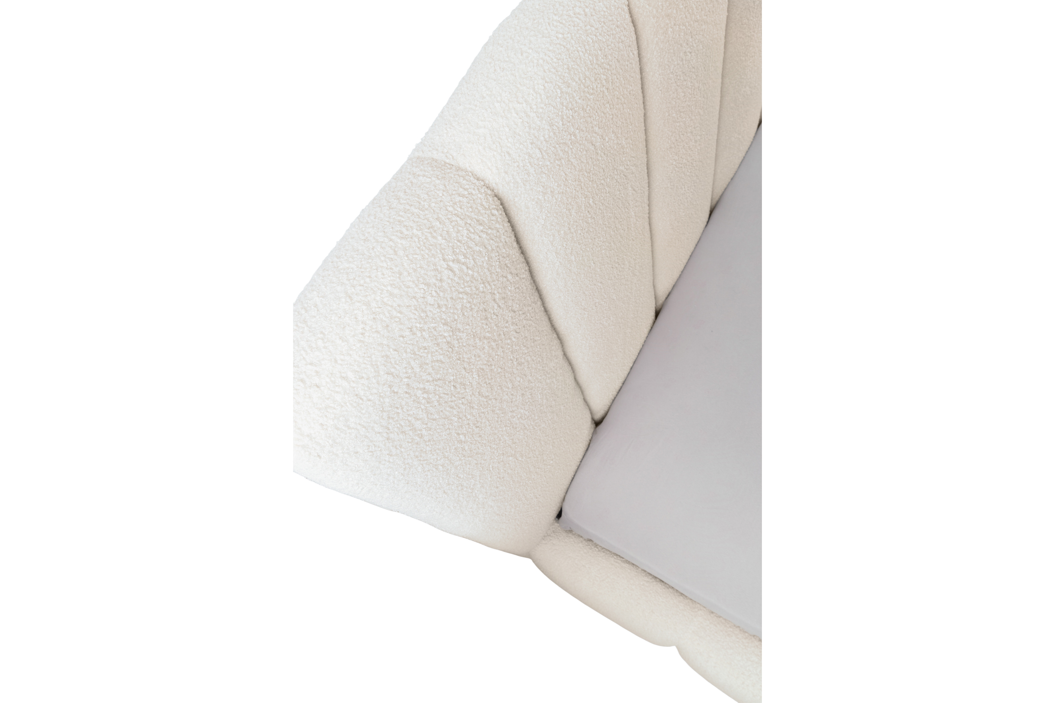 Čalouněná postel Aura 180x200 s úložným prostorem - světlý béž buklé Quelle 02 Postel čalouněné Aura 180x200 s úložným prostorem- světlý béžová bukla Quelle 02 